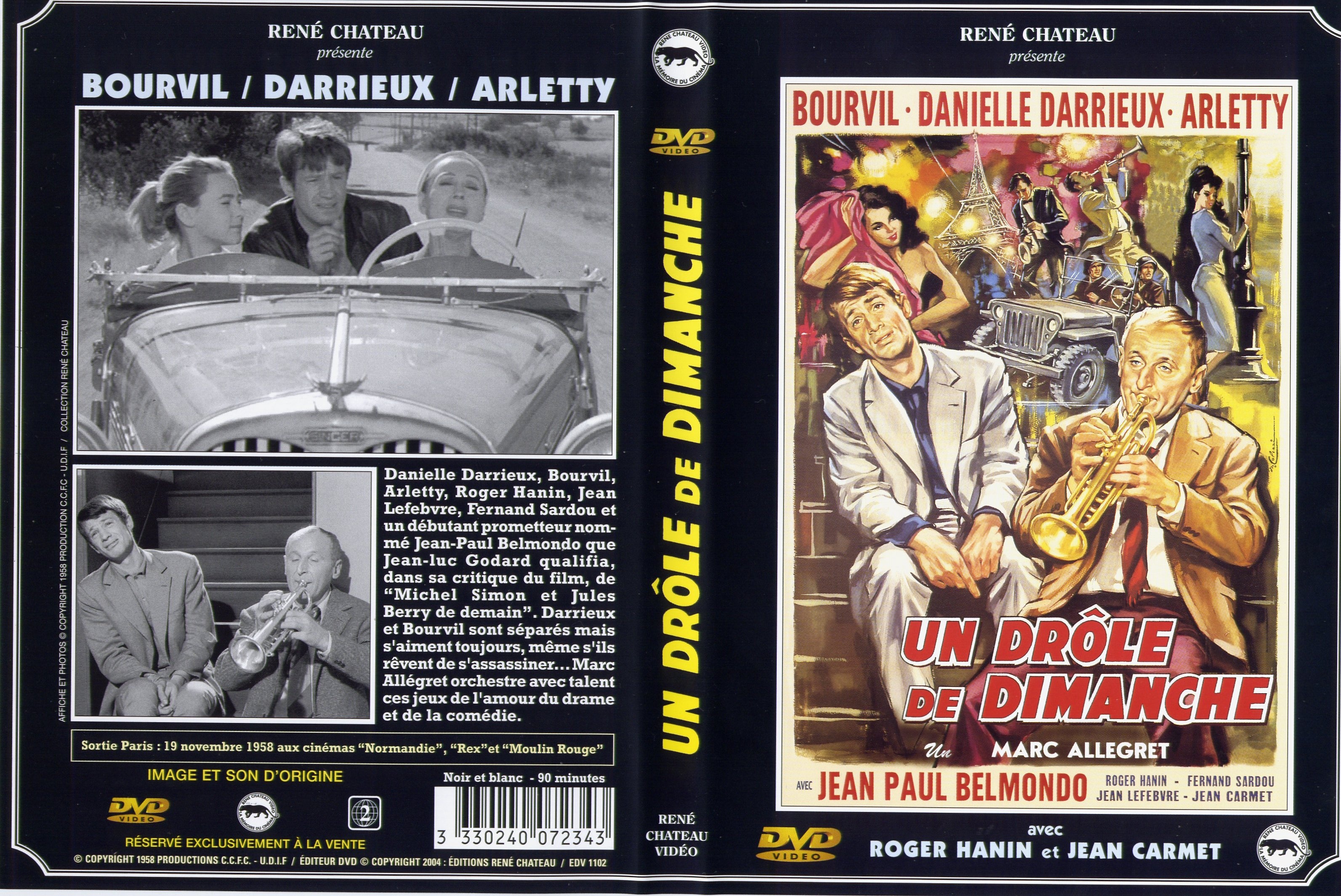 Jaquette DVD Un drole de dimanche v2