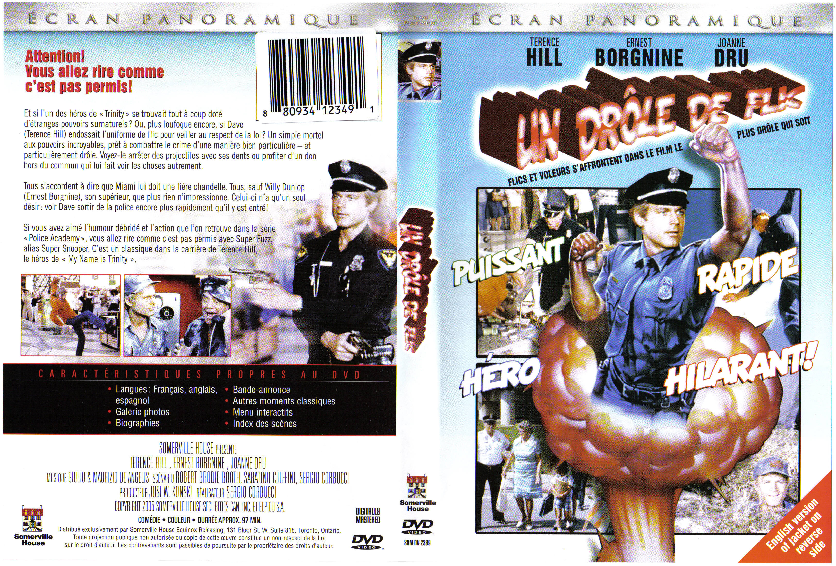 Jaquette DVD Un drole de flic