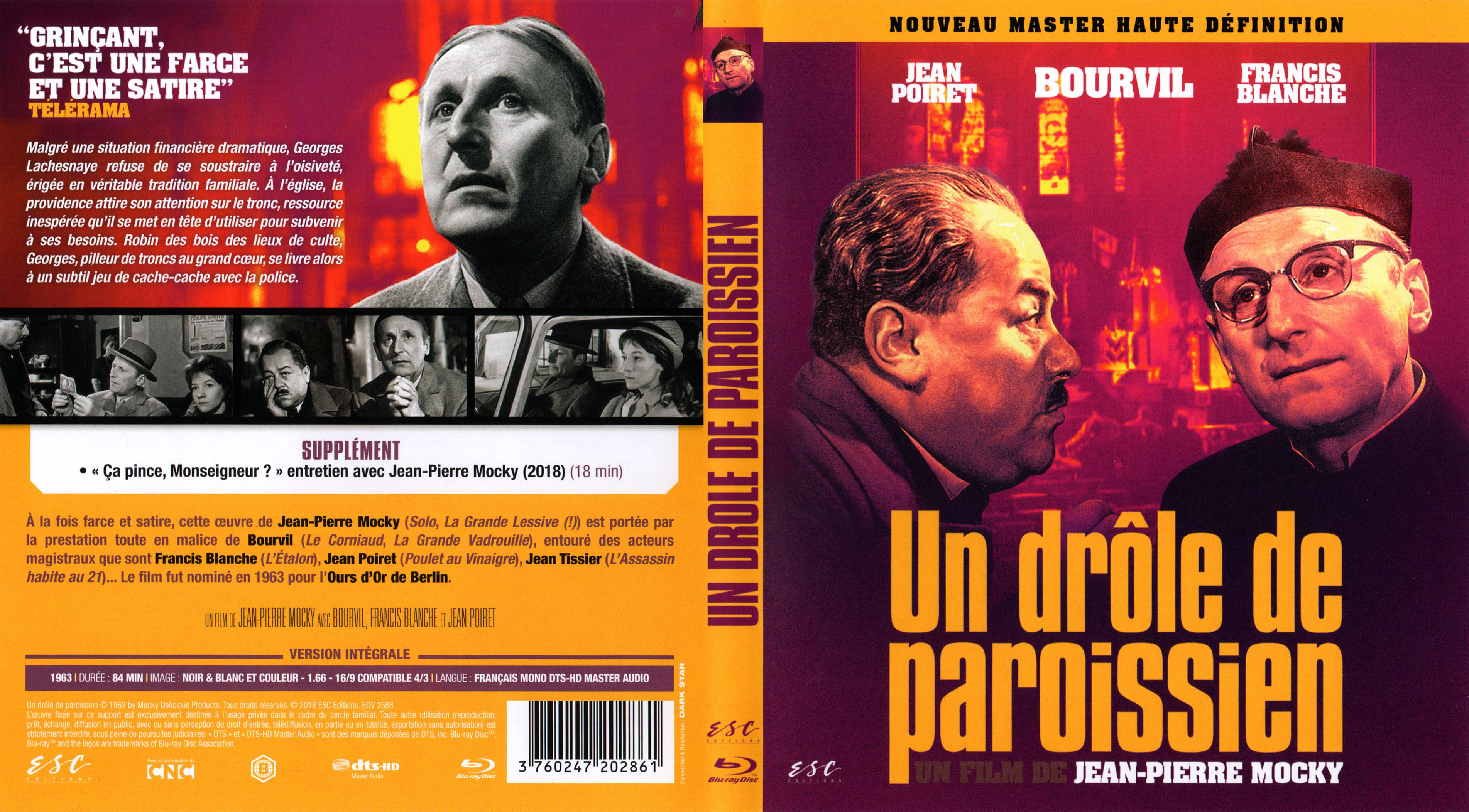 Jaquette DVD Un drole de paroissien (BLU-RAY)