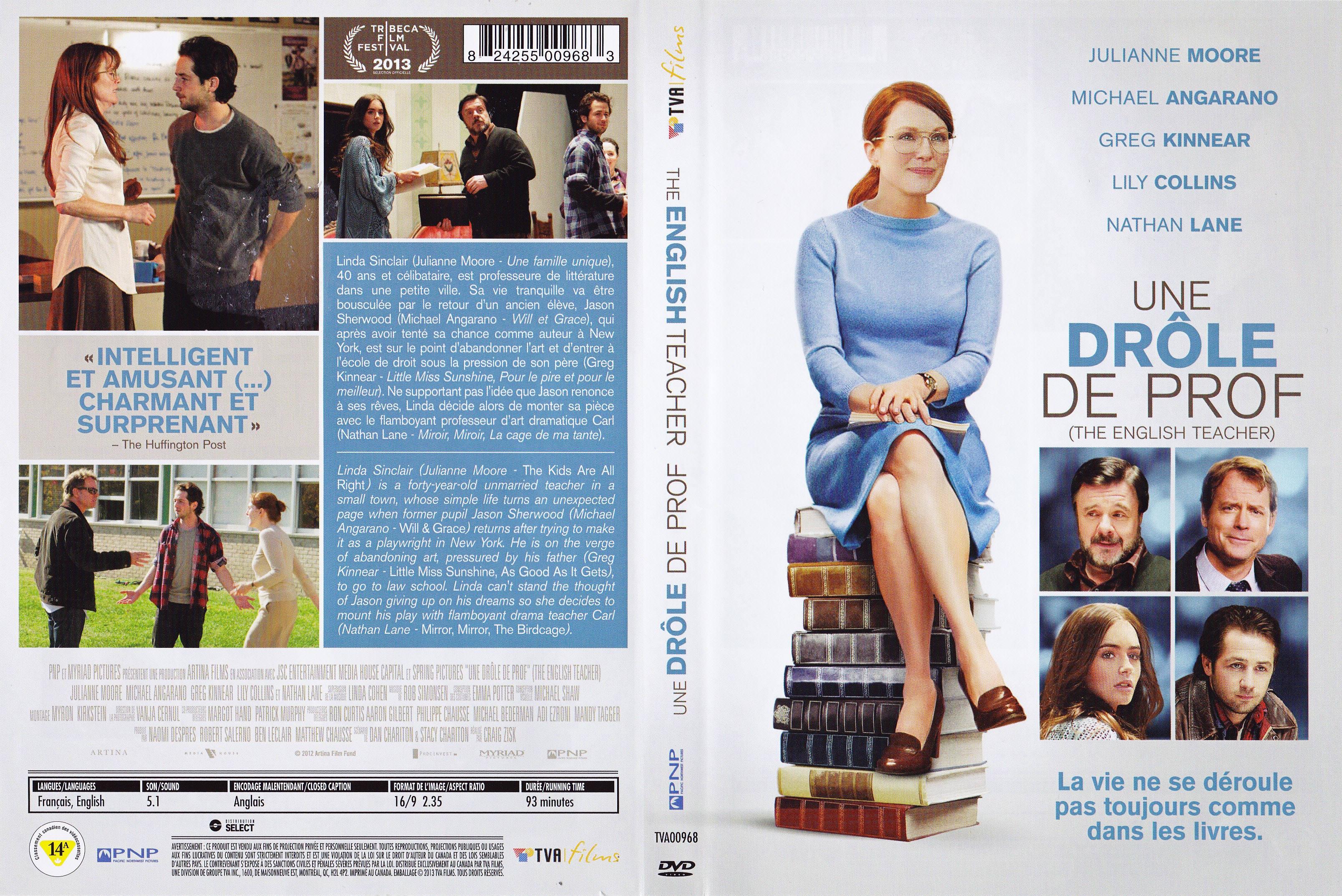 Jaquette DVD Un drole de prof - The english teacher (Canadienne)