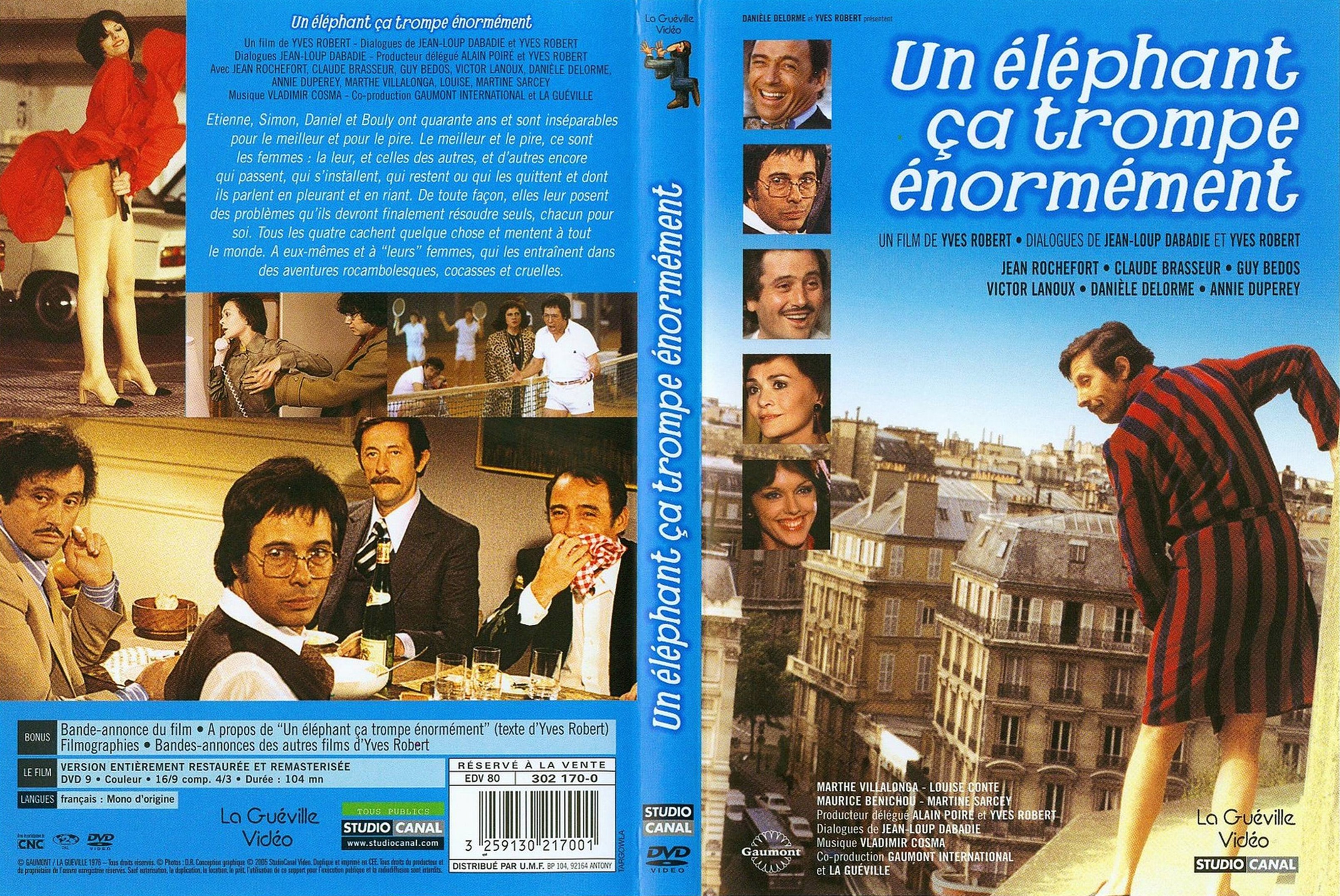 Jaquette DVD Un lphant ca trompe normment