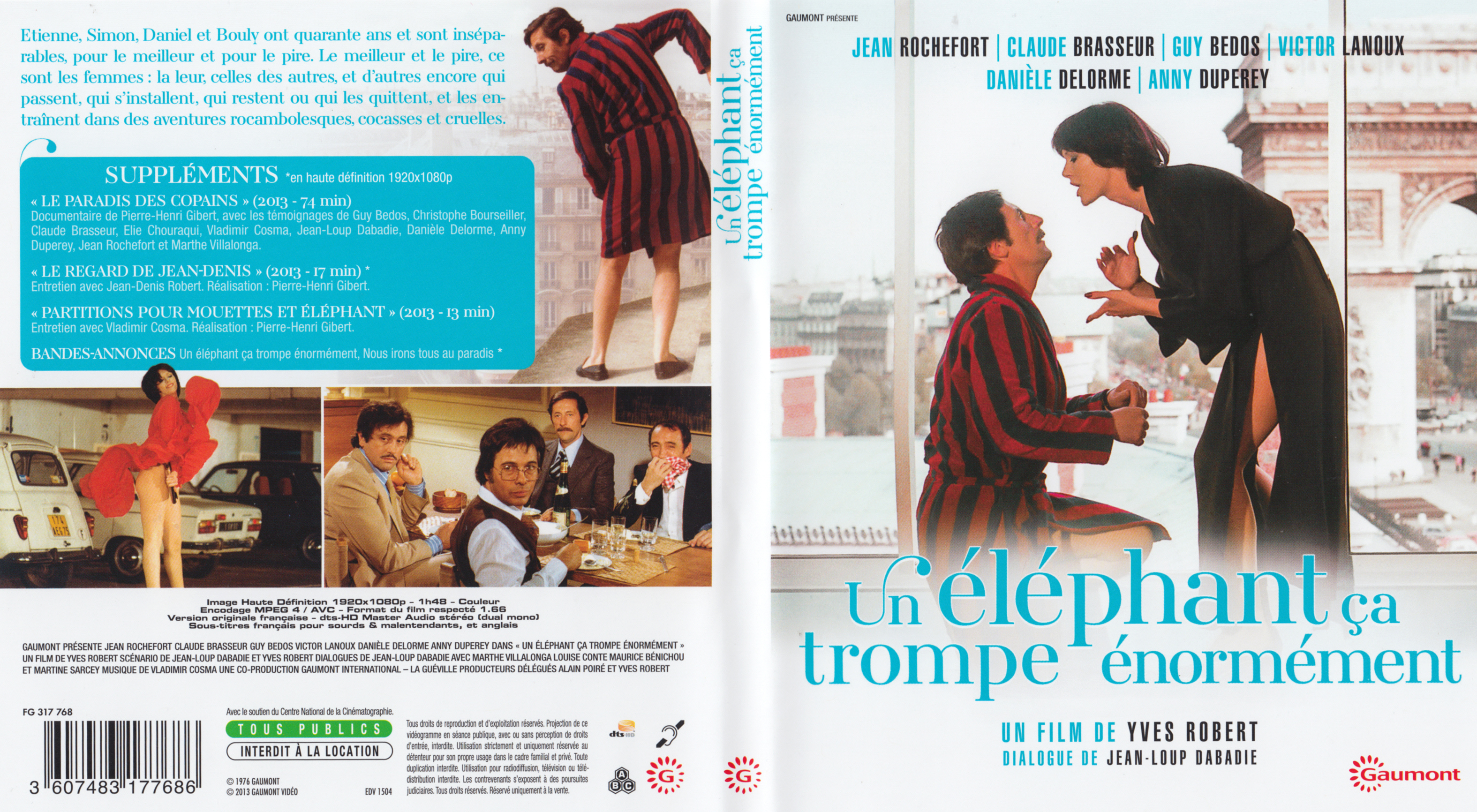 Jaquette DVD Un lphant ca trompe normment (BLU-RAY)