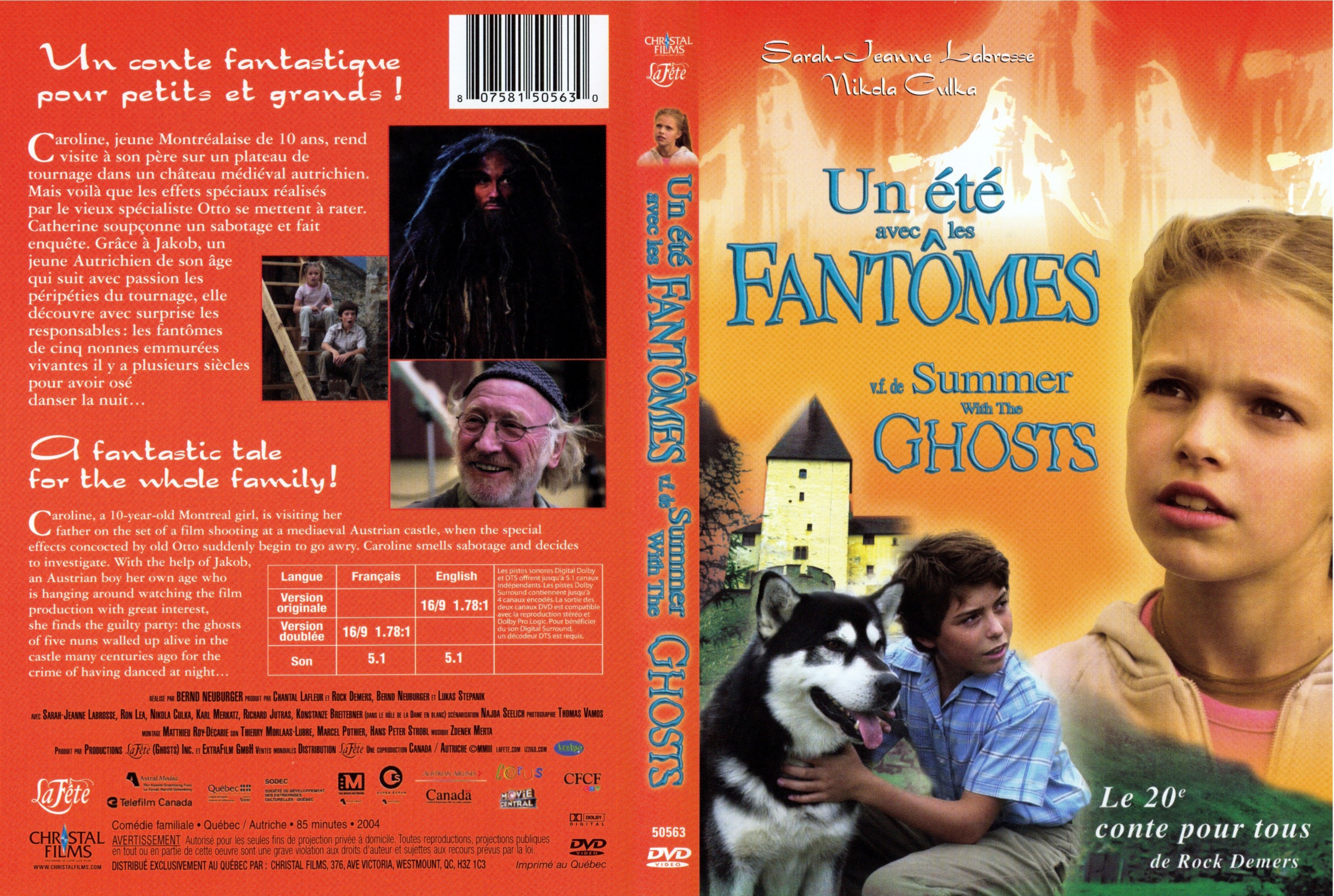 Jaquette DVD Un t avec les fantomes
