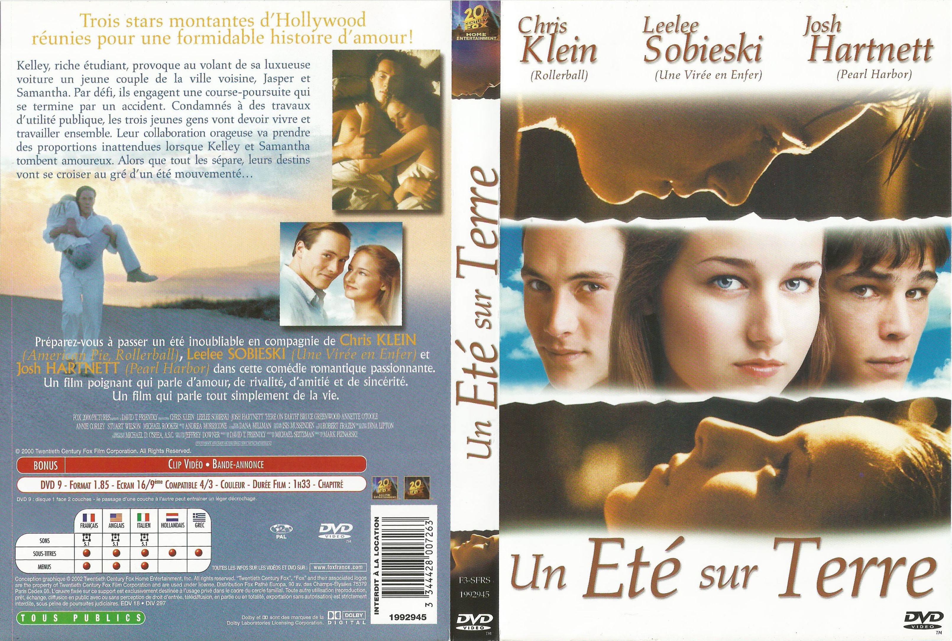 Jaquette DVD Un t sur terre