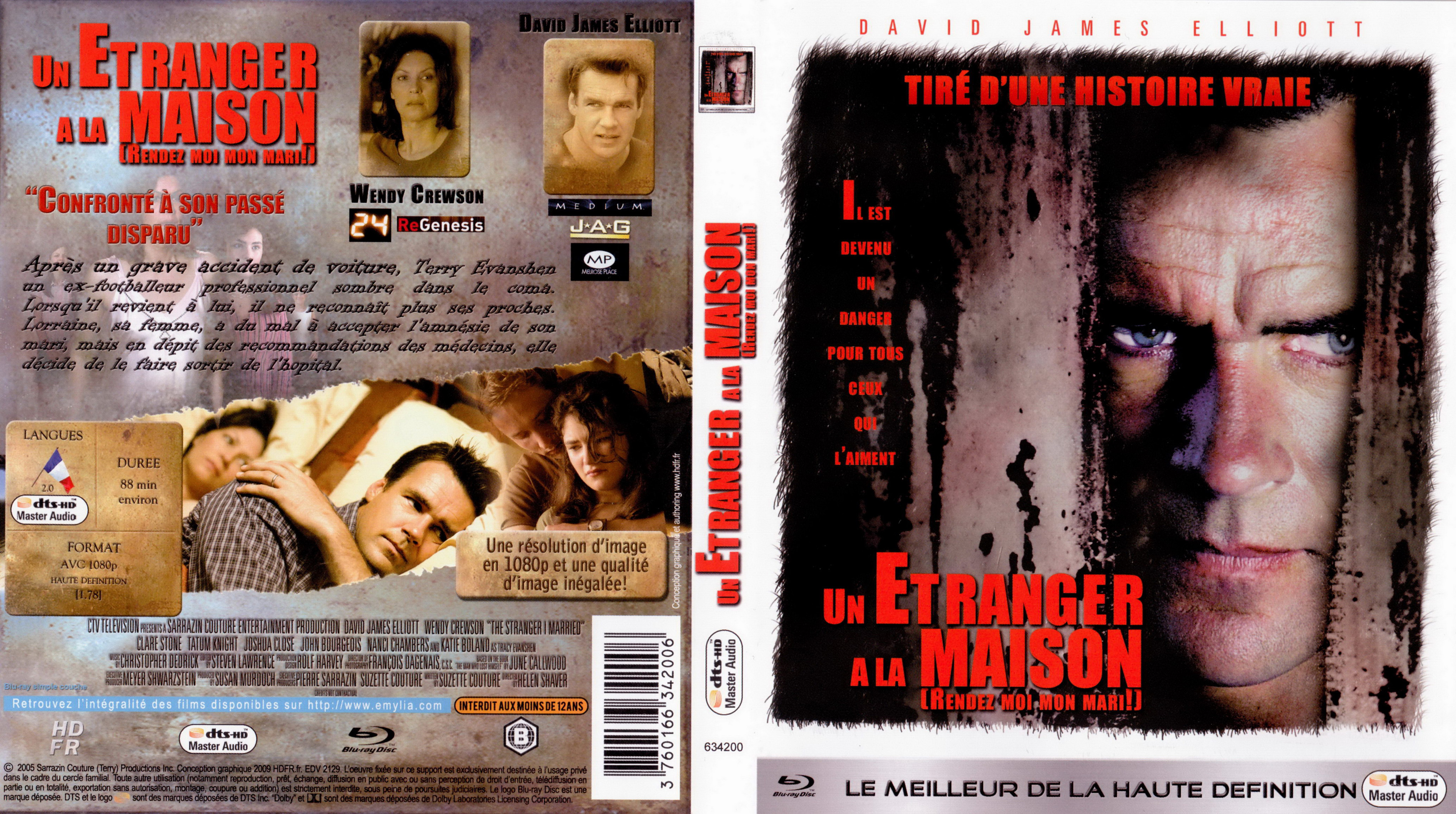 Jaquette DVD Un etranger  la maison (BLU-RAY)