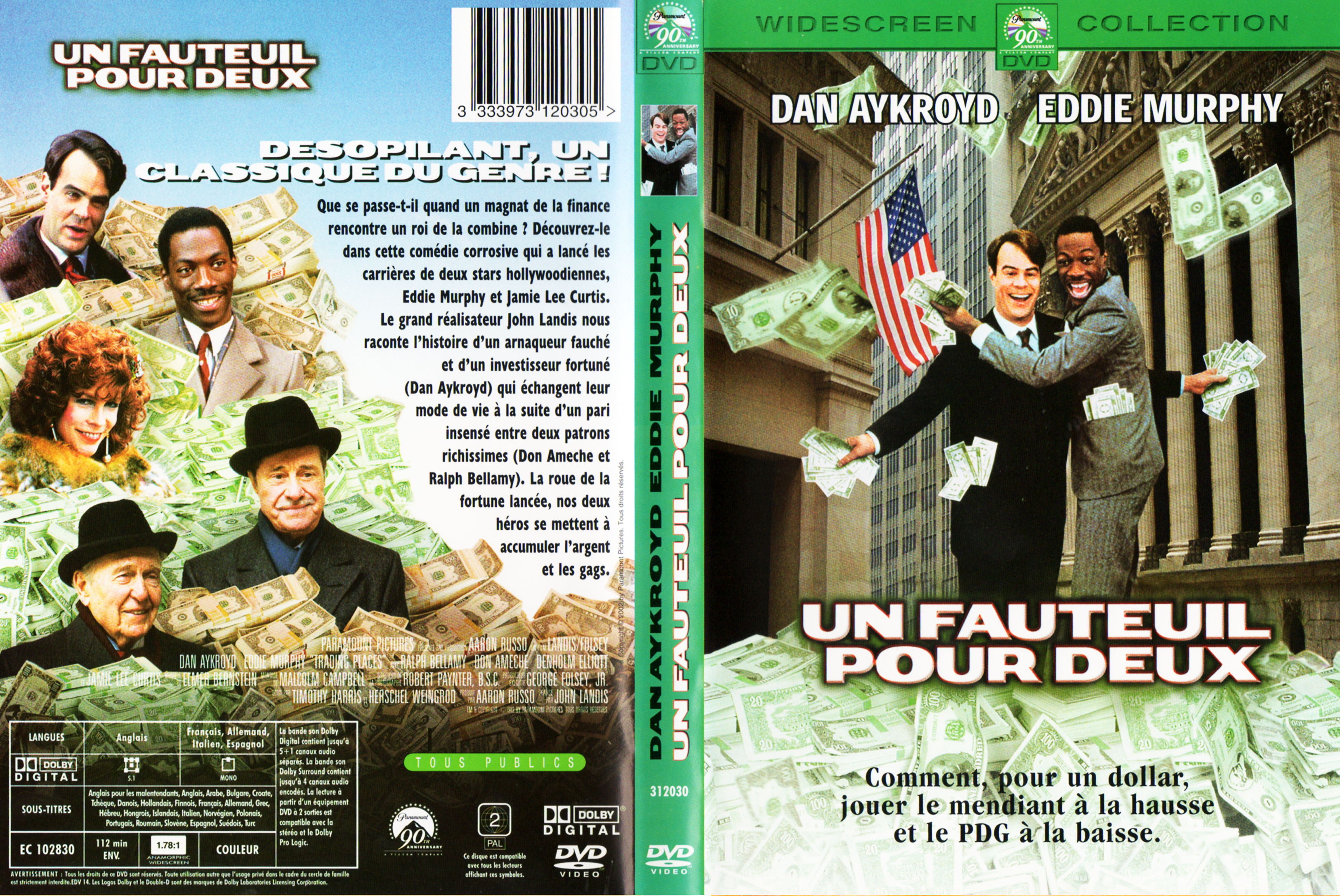 Jaquette DVD Un fauteuil pour deux