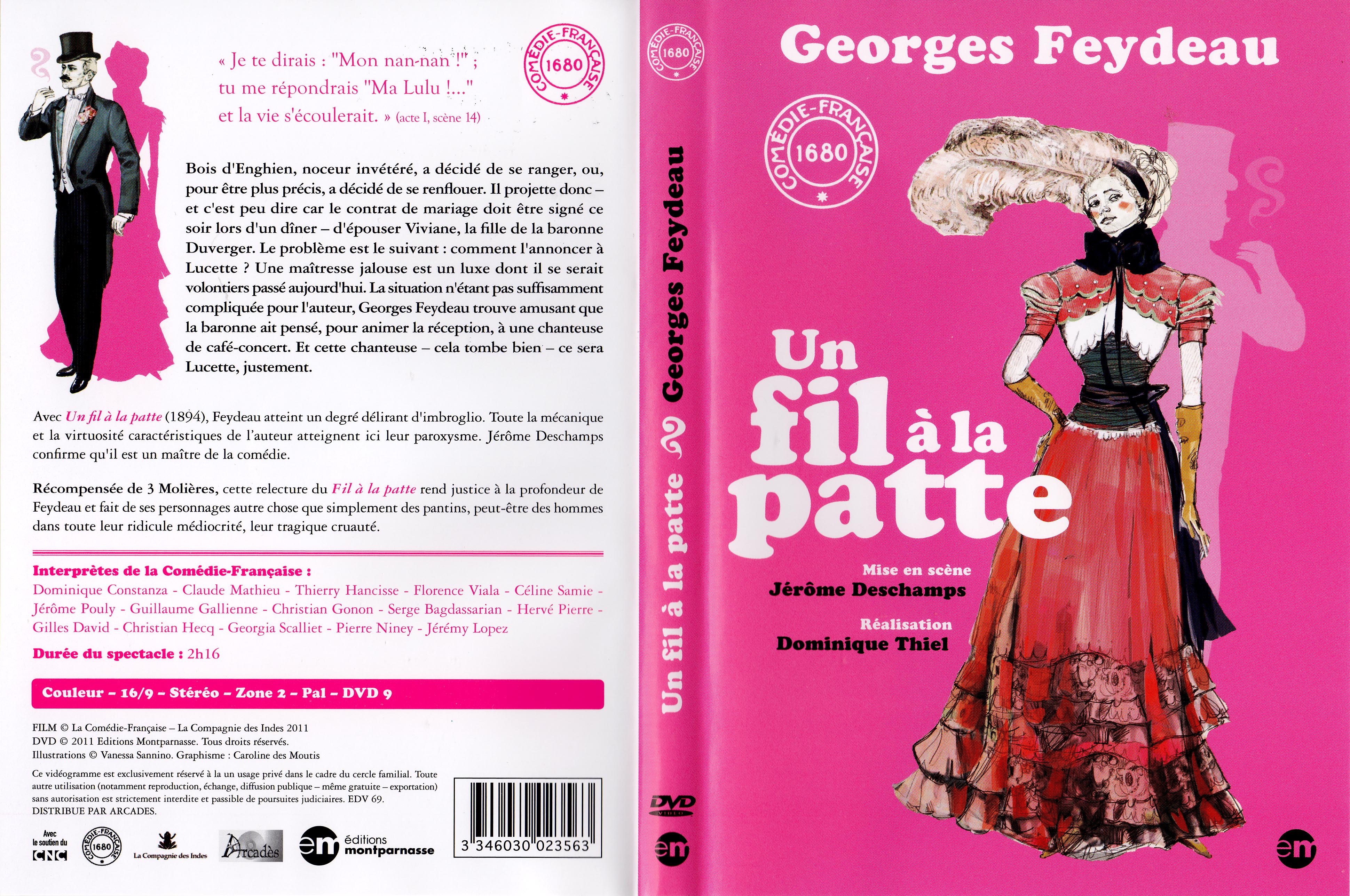 Jaquette DVD Un fil  la patte (2011)