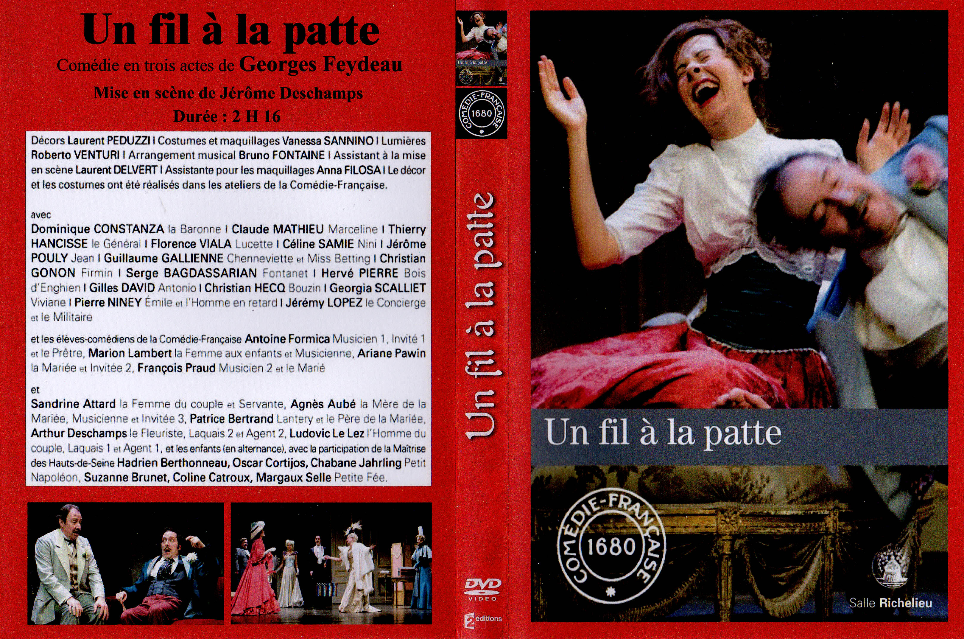 Jaquette DVD Un fil  la patte - Thtre custom