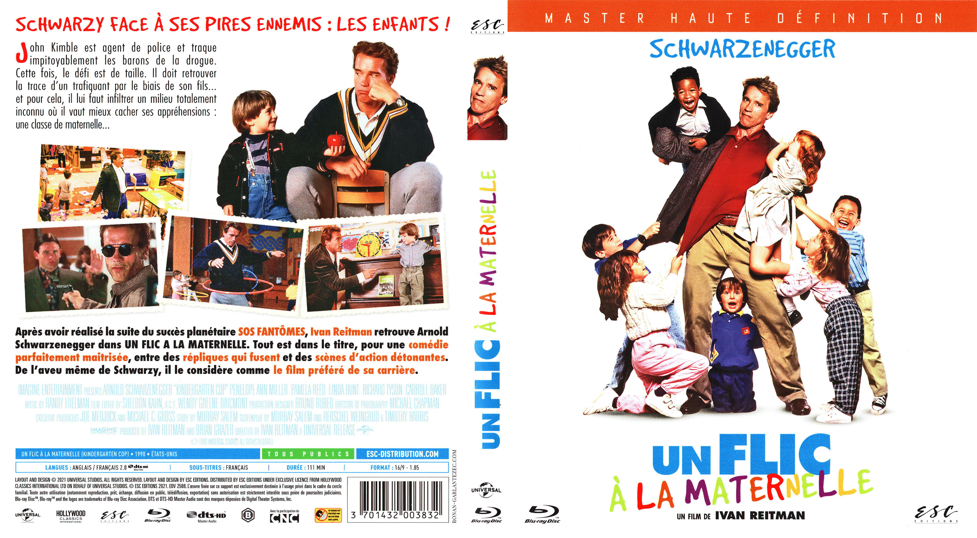 Jaquette DVD Un flic a la maternelle (BLU-RAY)