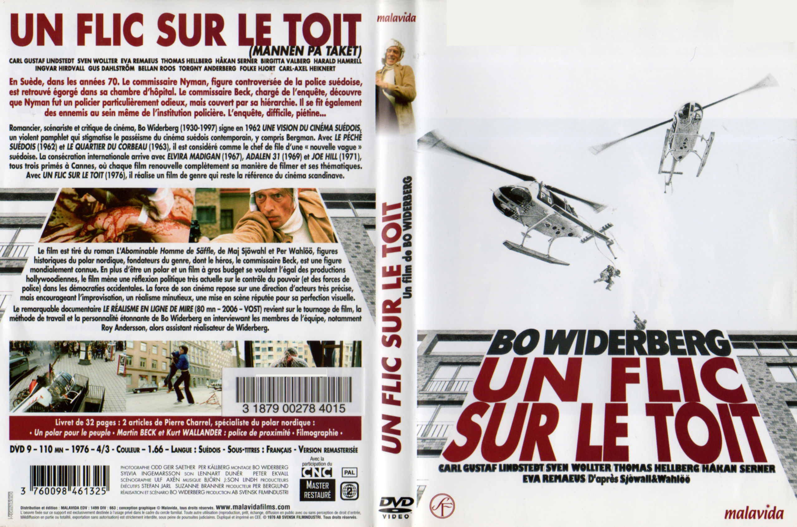 Jaquette DVD Un flic sur le toit