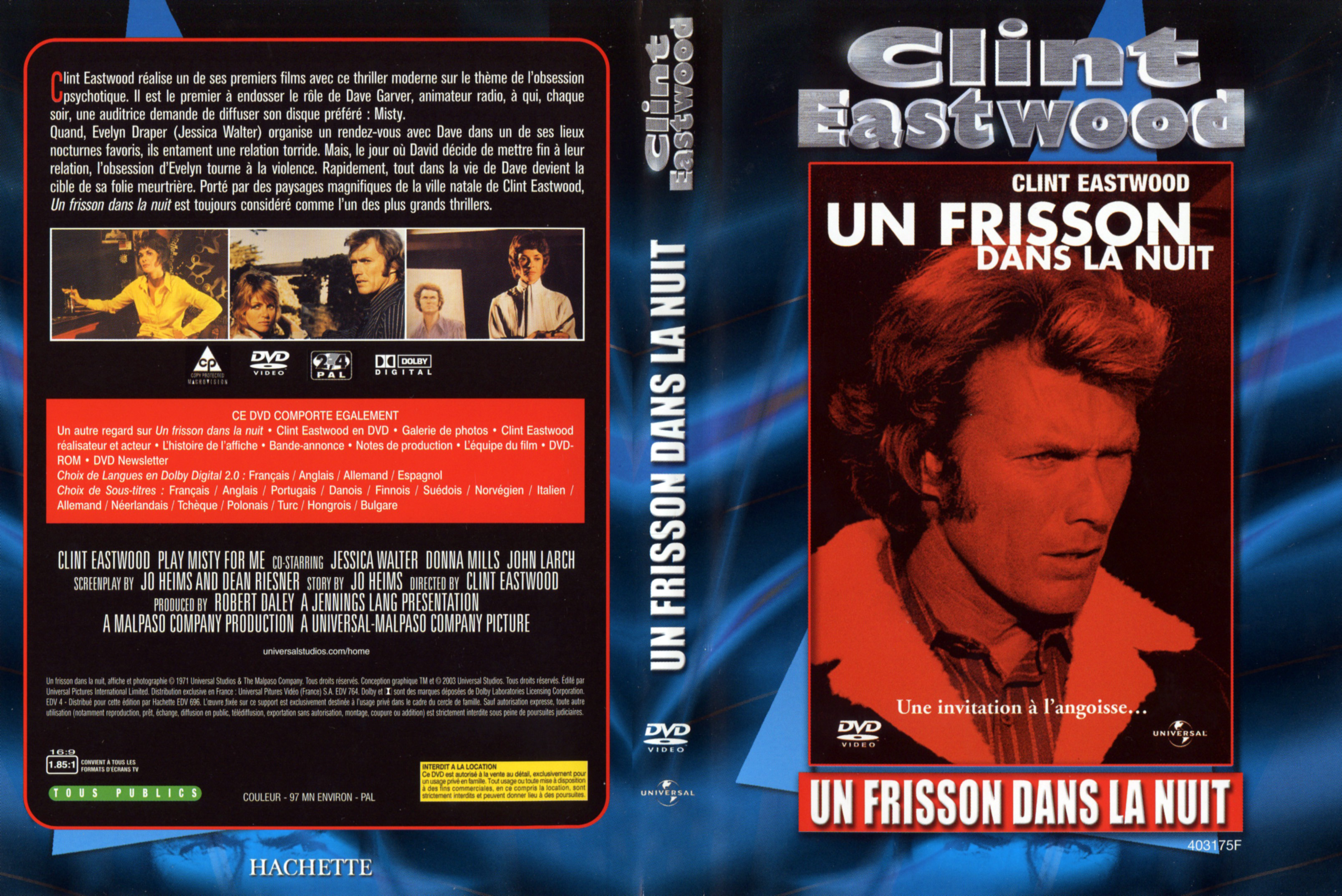 Jaquette DVD Un frisson dans la nuit v2