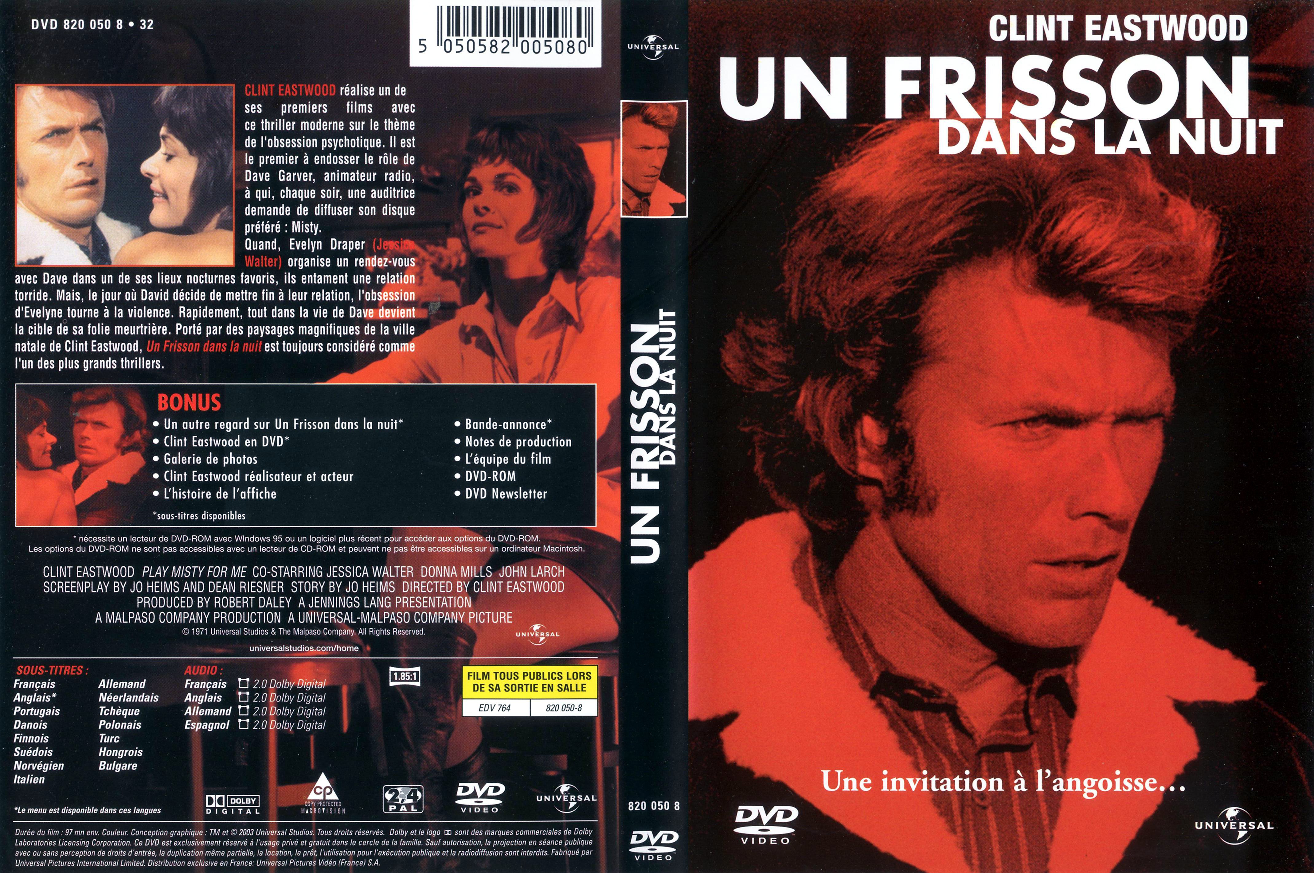 Jaquette DVD Un frisson dans la nuit v3