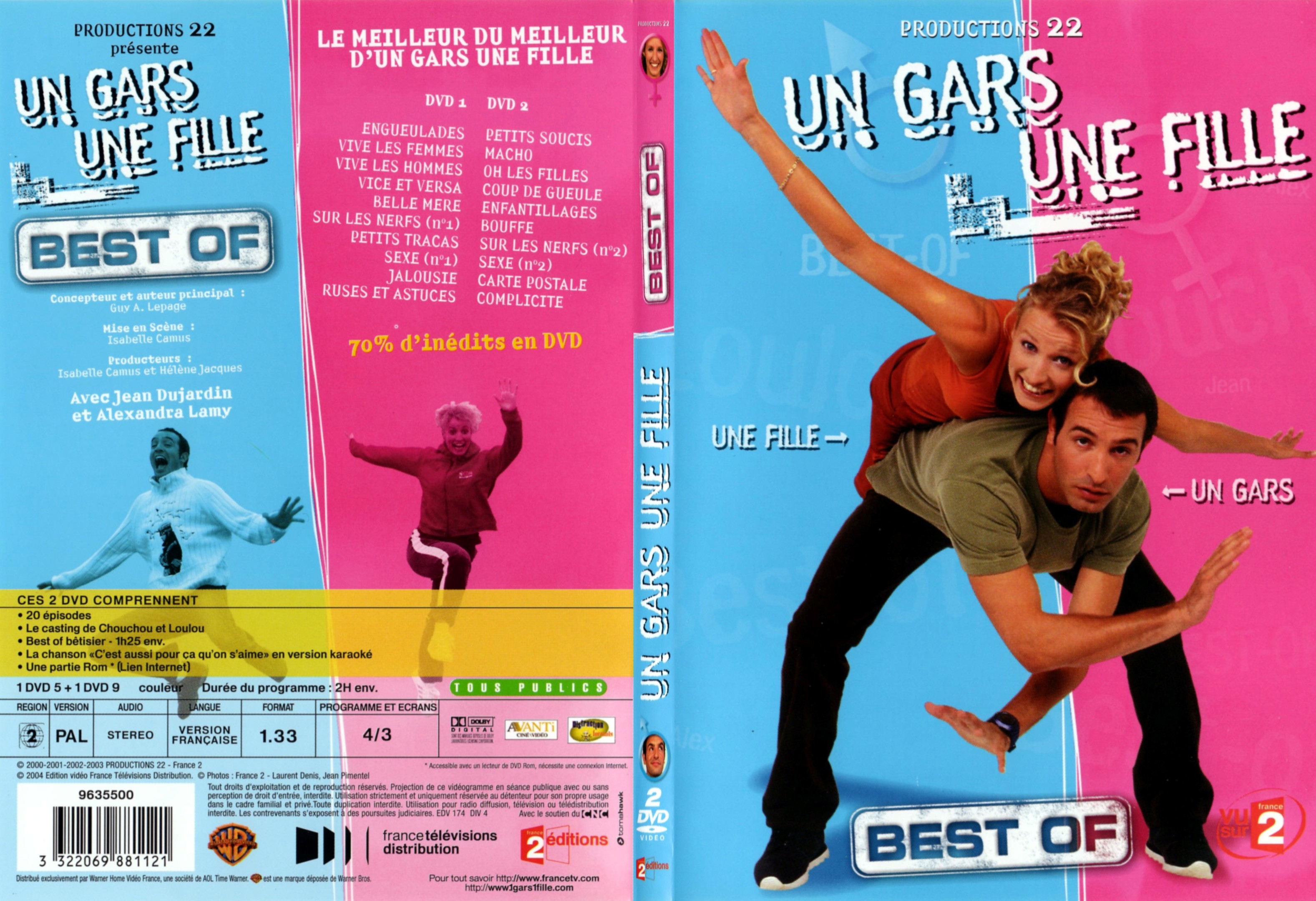 Jaquette DVD Un gars une fille Best of - SLIM