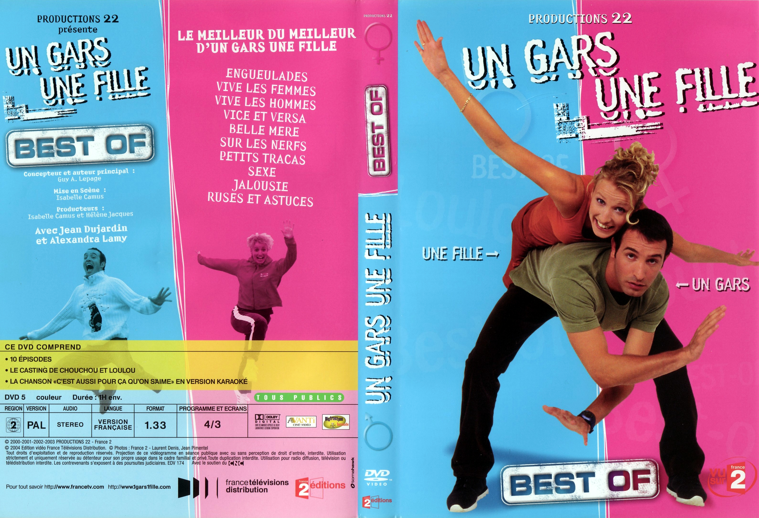 Jaquette DVD Un gars une fille best of