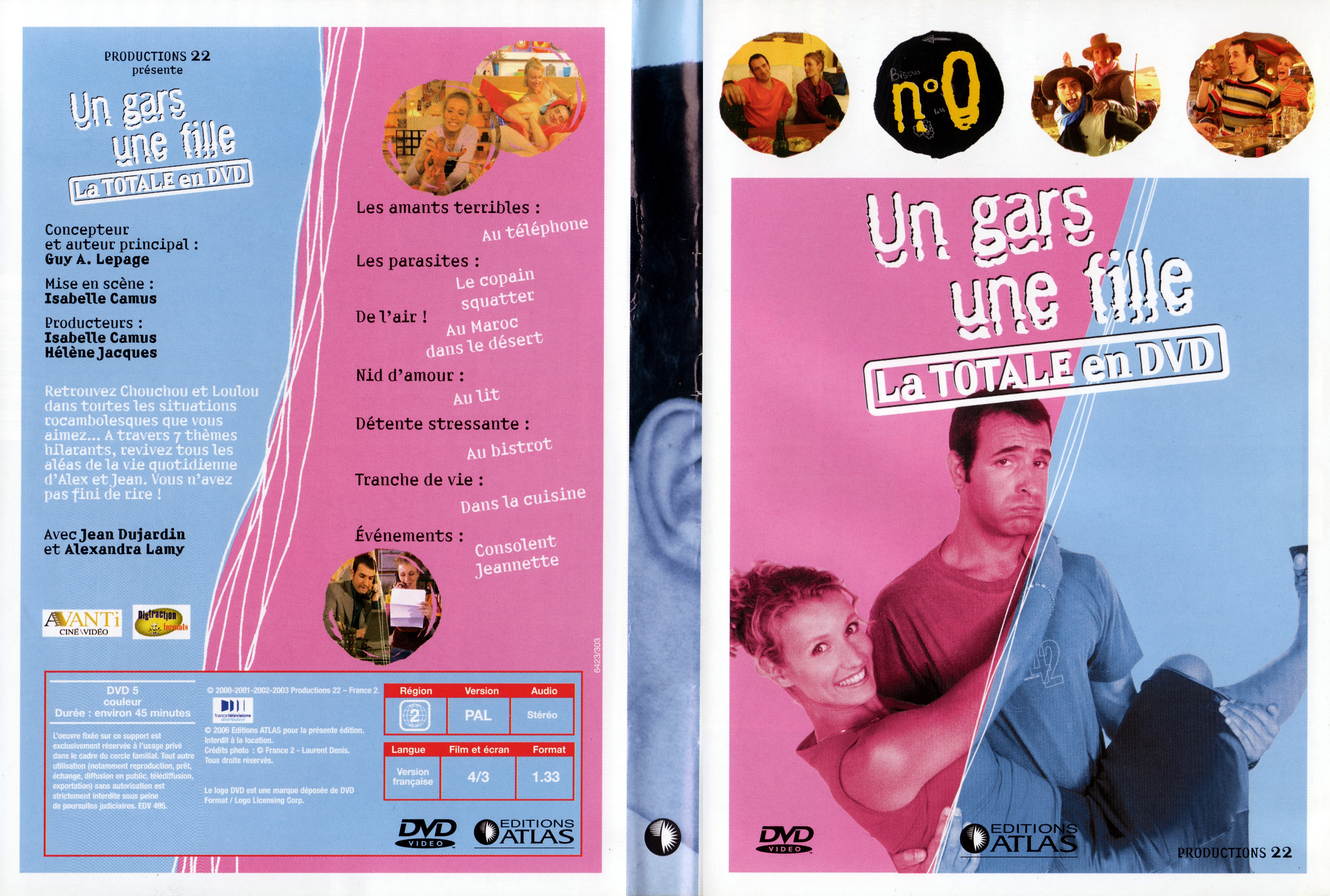 Jaquette DVD Un gars une fille la totale en dvd vol 00