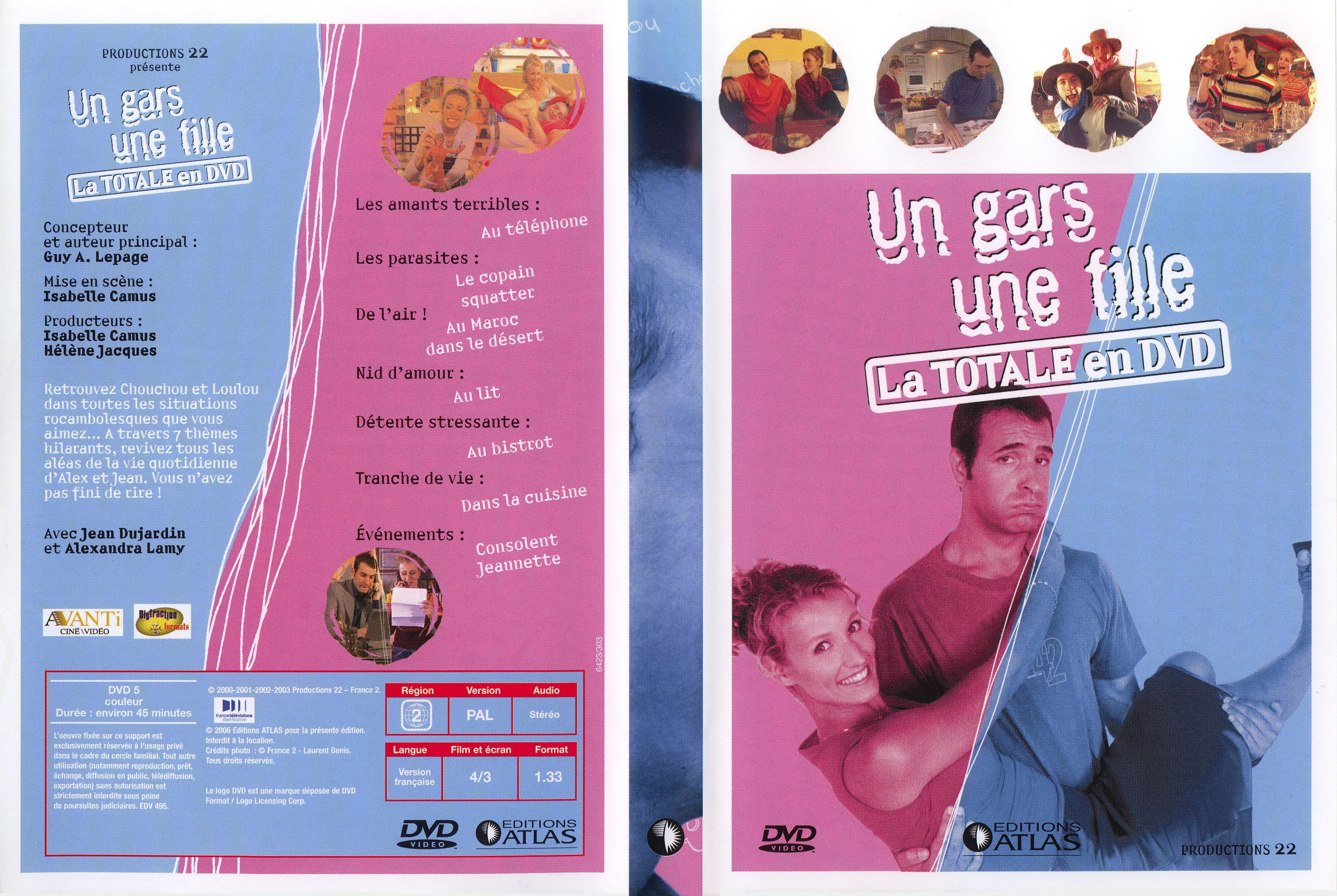 Jaquette DVD Un gars une fille la totale en dvd vol 01