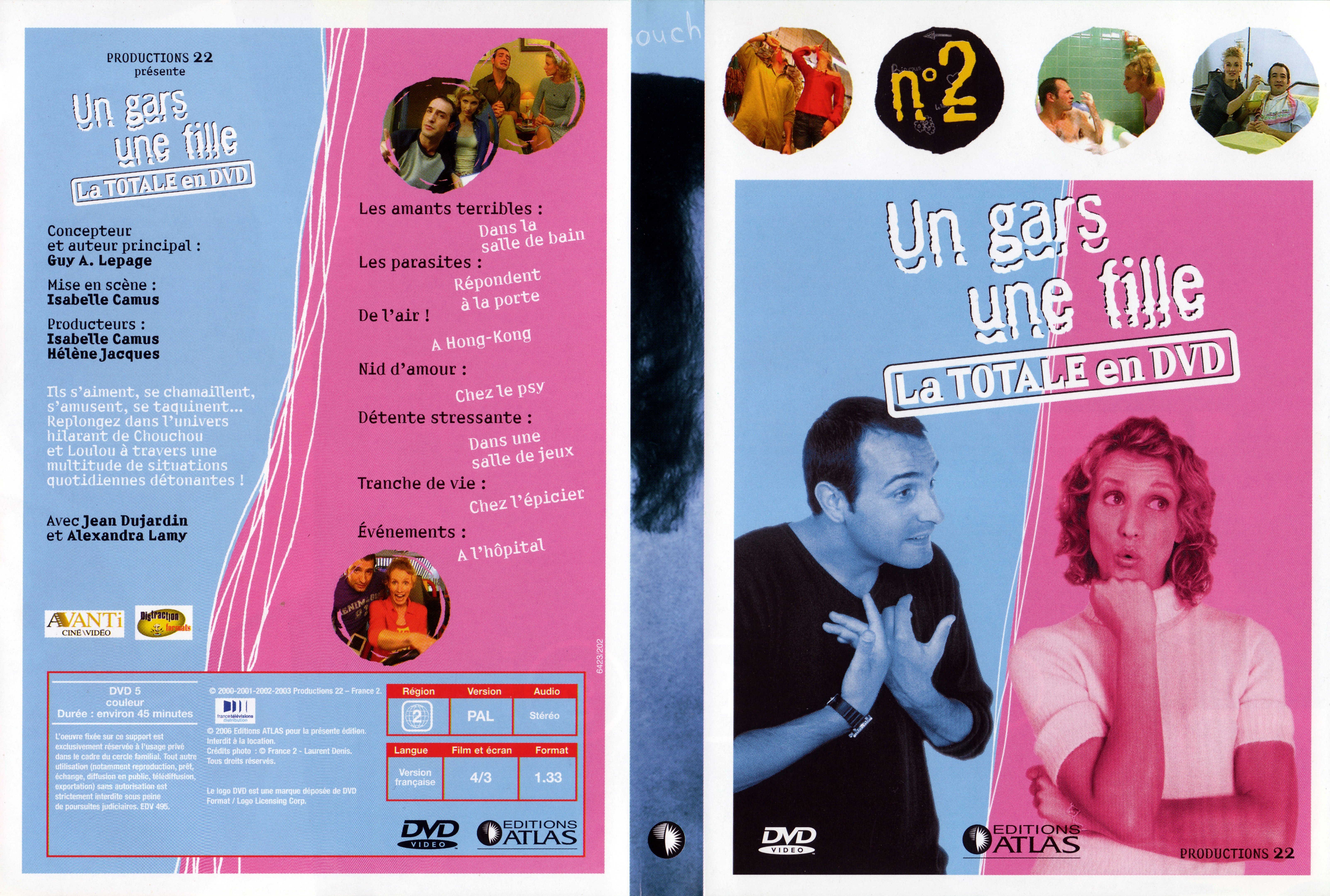 Jaquette DVD Un gars une fille la totale en dvd vol 02
