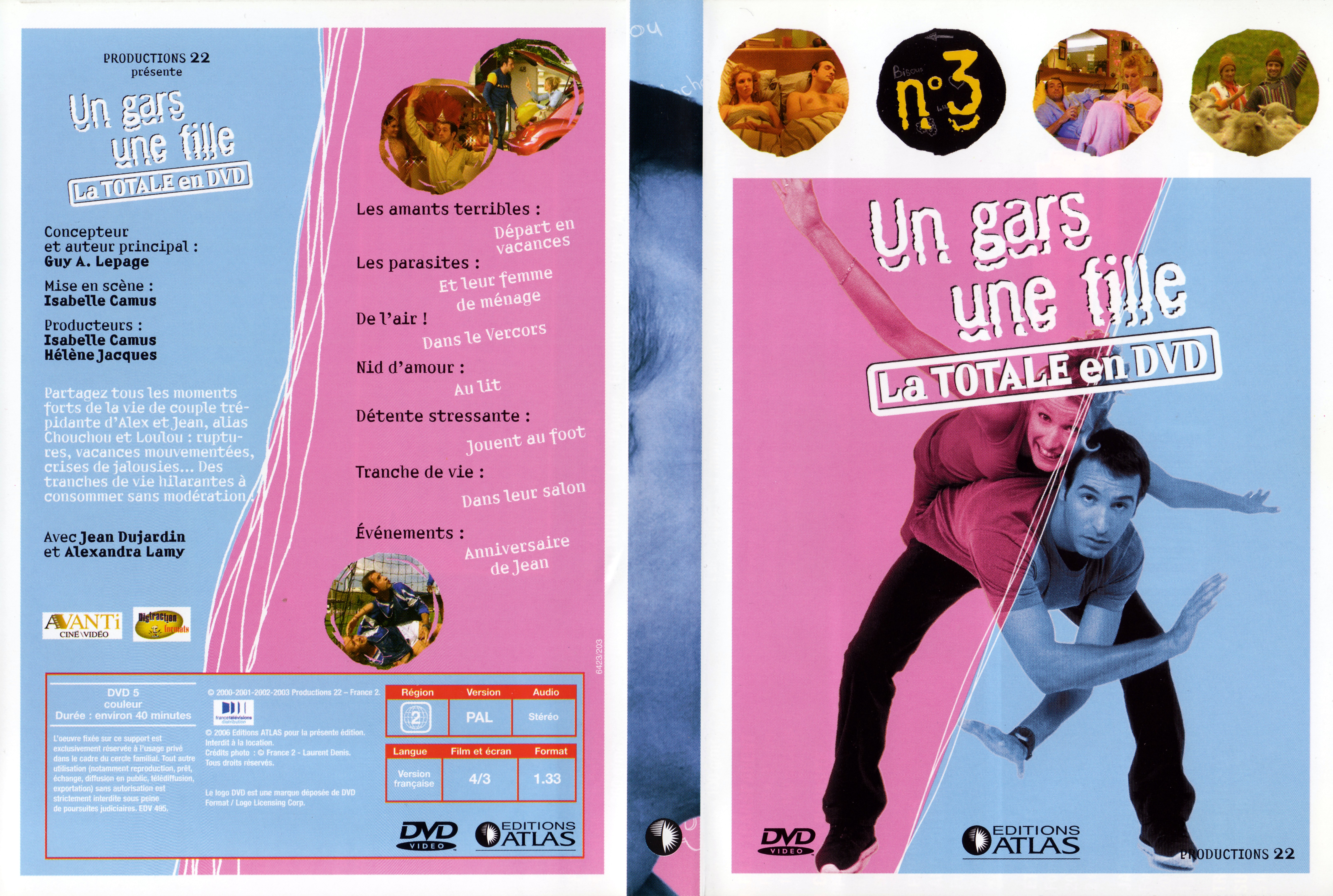 Jaquette DVD Un gars une fille la totale en dvd vol 03