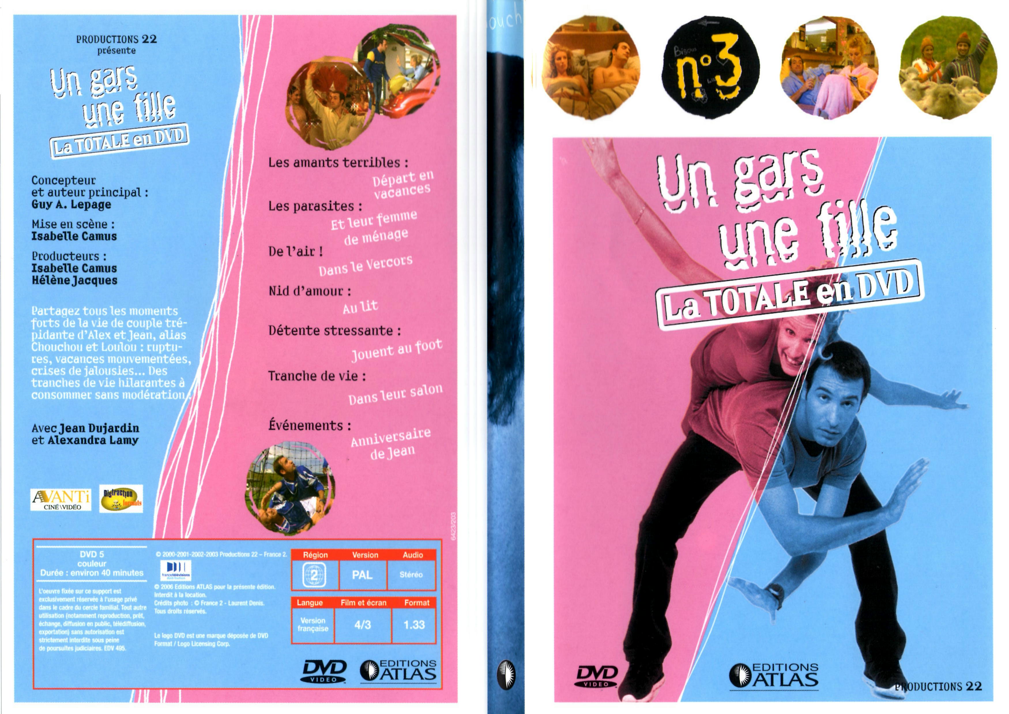 Jaquette DVD Un gars une fille la totale en dvd vol 03 - SLIM