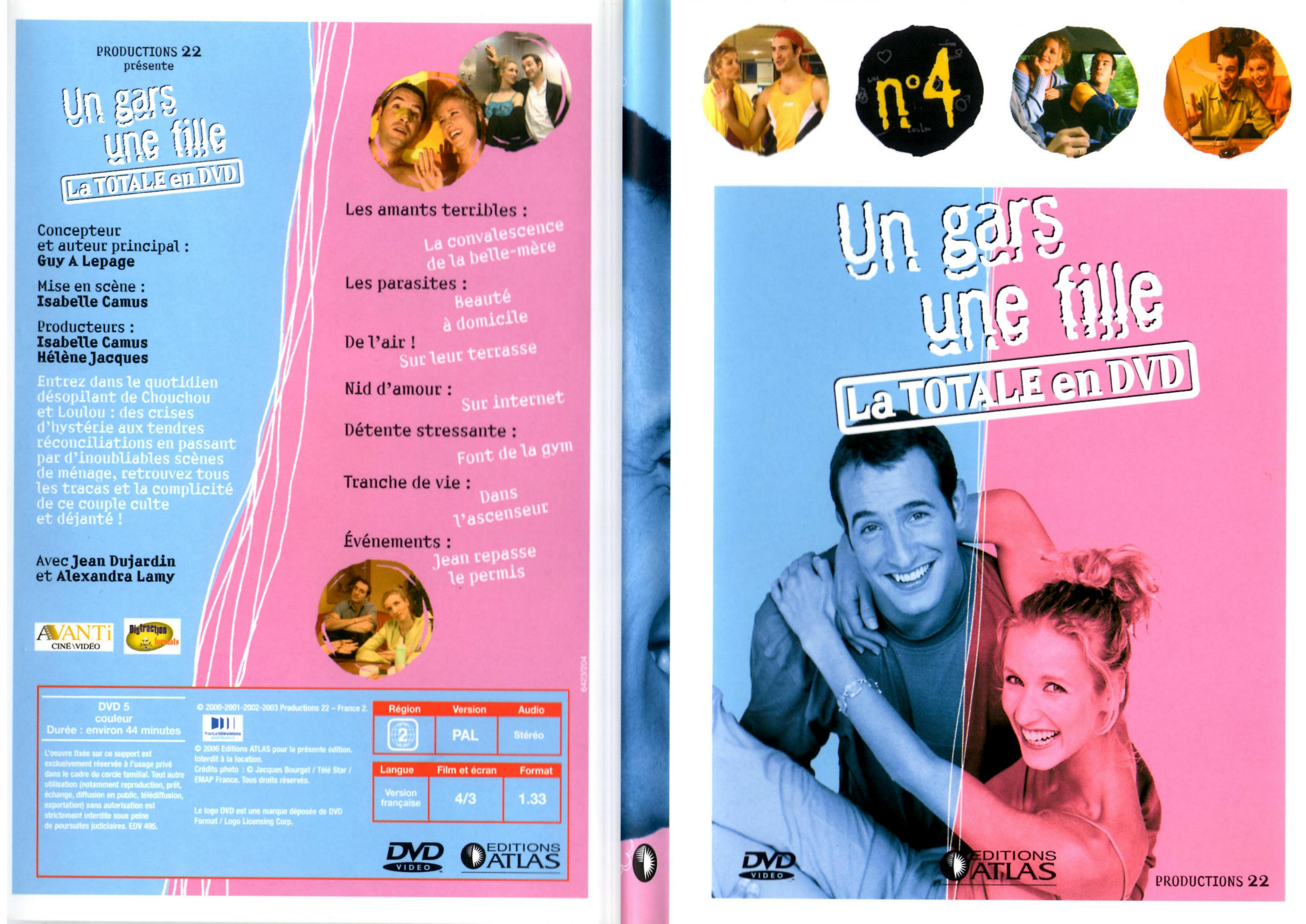 Jaquette DVD Un gars une fille la totale en dvd vol 04 - SLIM