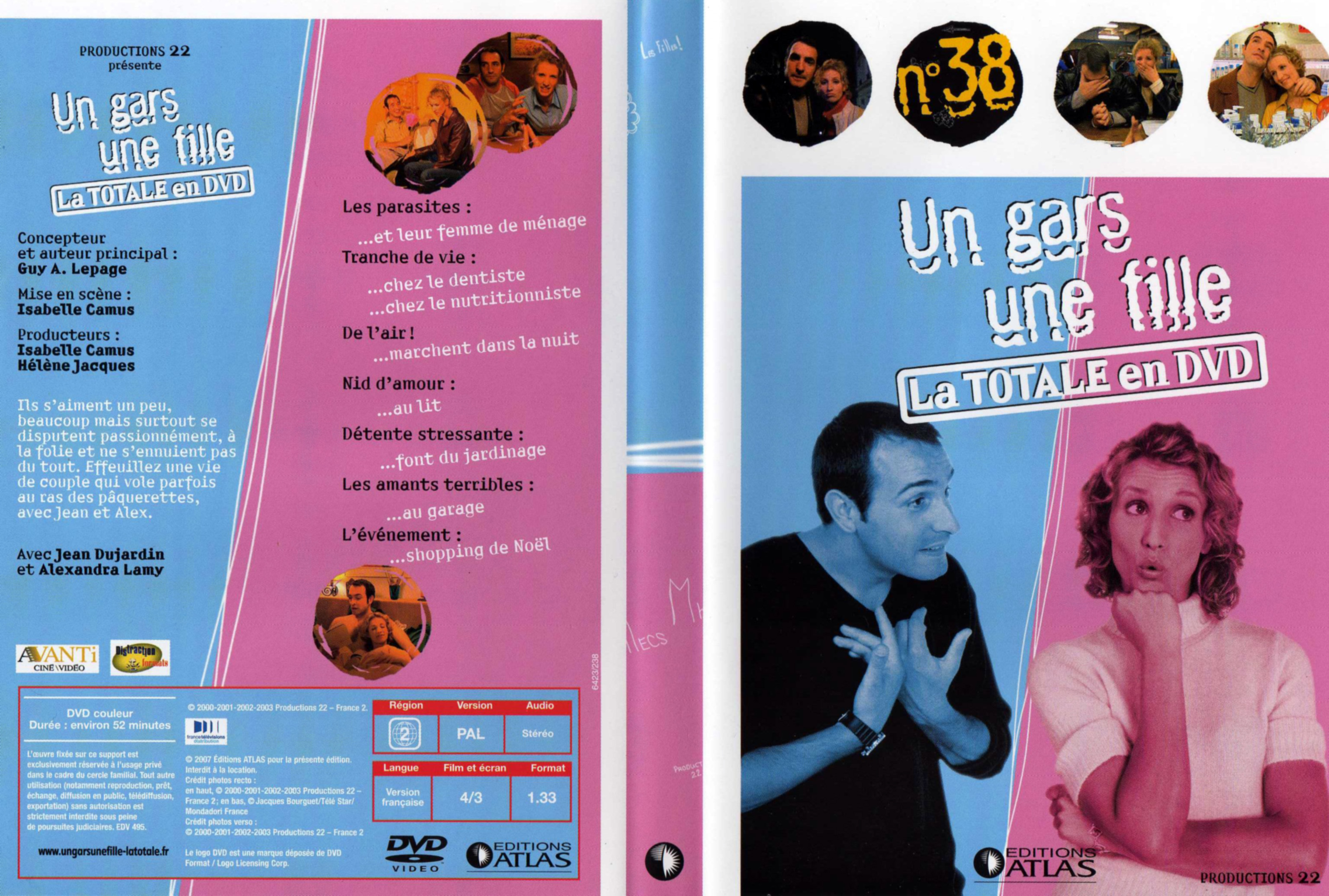 Jaquette DVD Un gars une fille la totale en dvd vol 38
