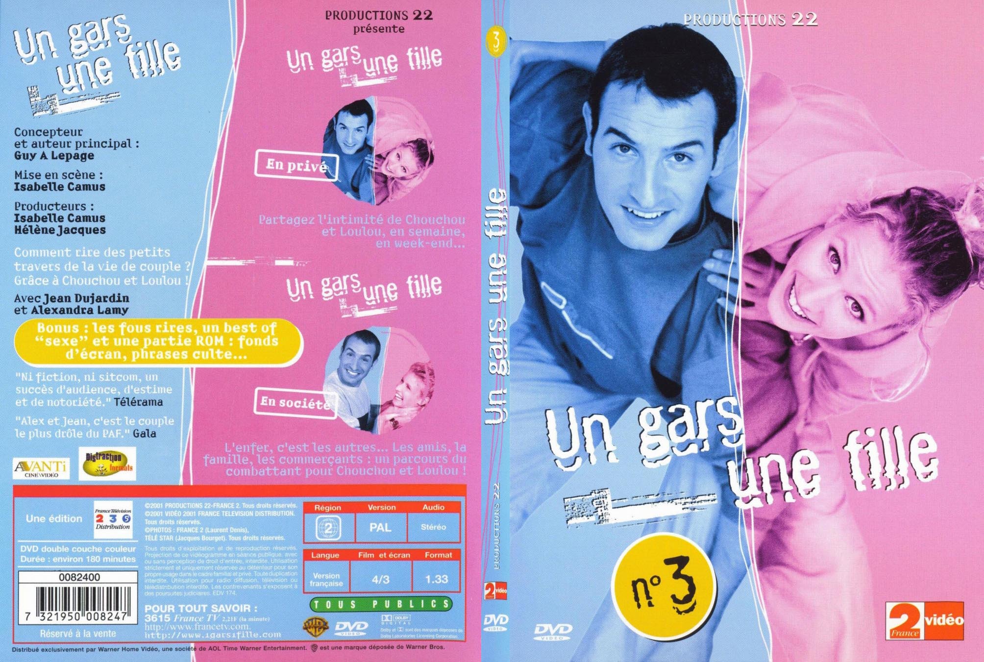 Jaquette DVD Un gars une fille vol 3 - SLIM