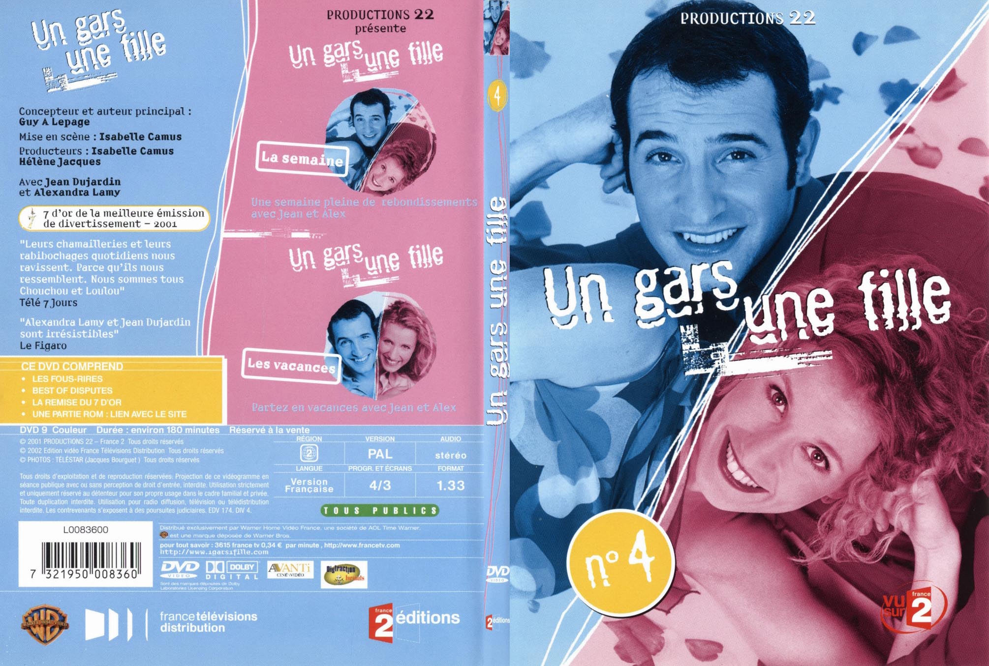 Jaquette DVD Un gars une fille vol 4 - SLIM