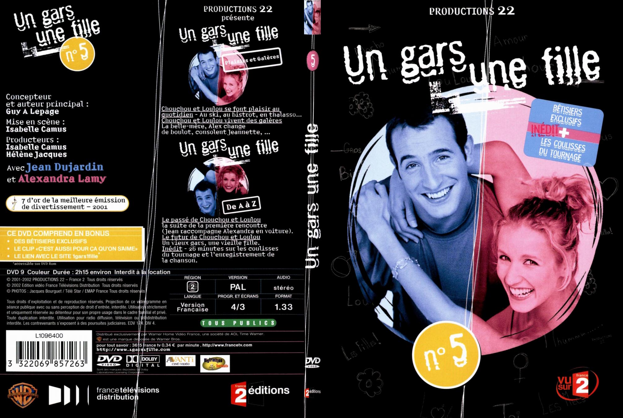 Jaquette DVD Un gars une fille vol 5 - SLIM