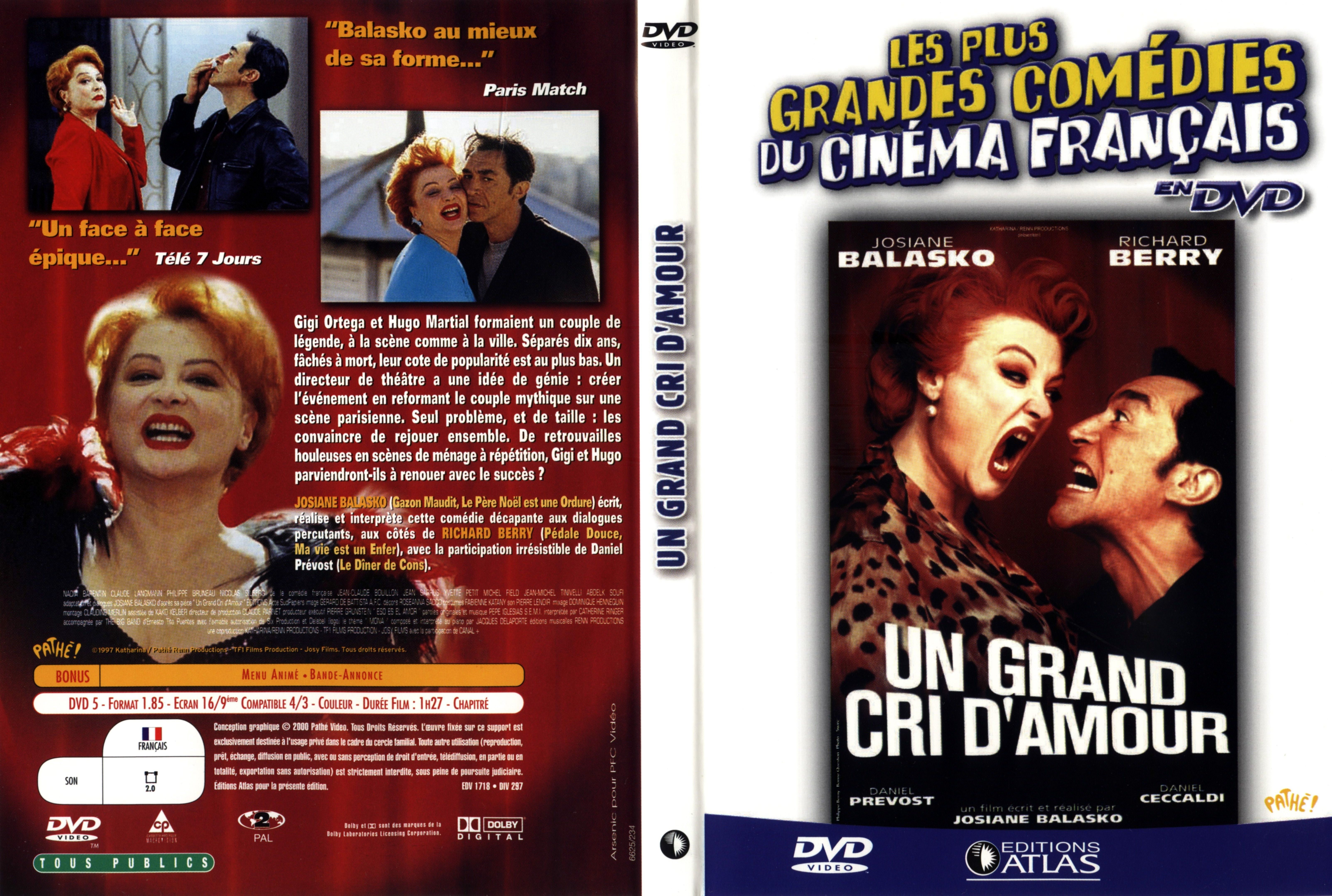 Jaquette DVD Un grand cri d