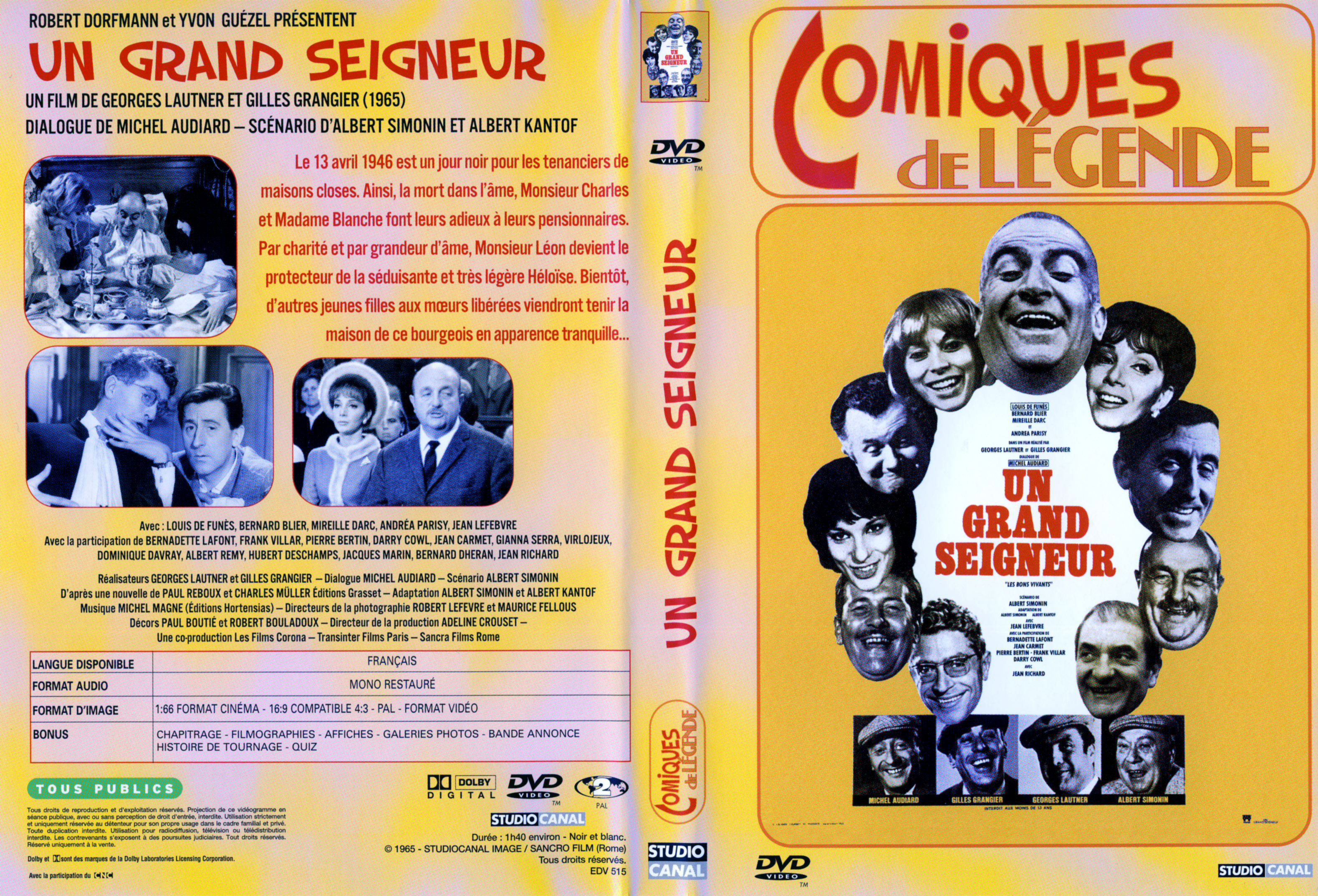 Jaquette DVD Un grand seigneur v2