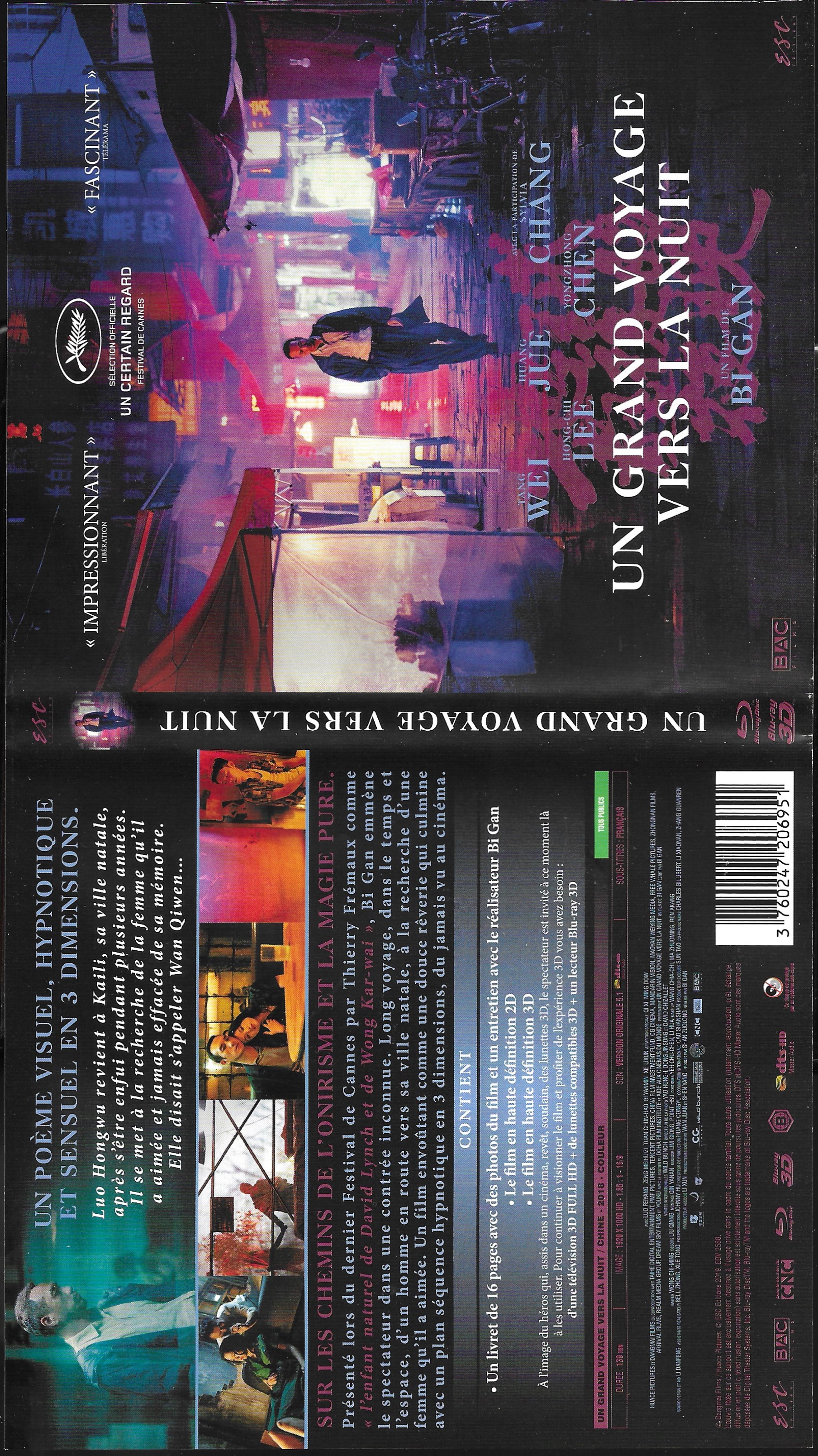 Jaquette DVD Un grand voyage vers la nuit (BLU-RAY)