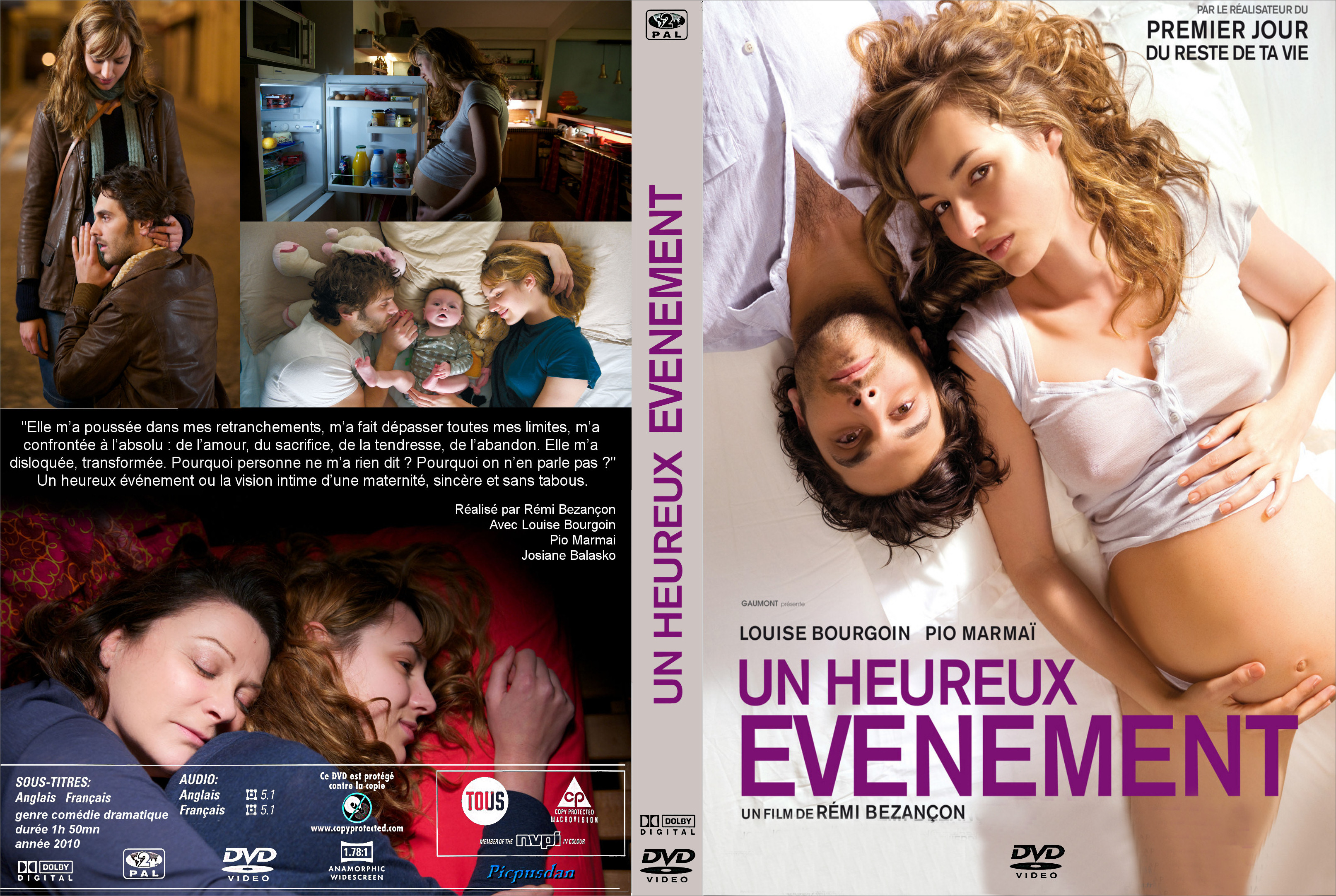 Jaquette DVD Un heureux vnement custom