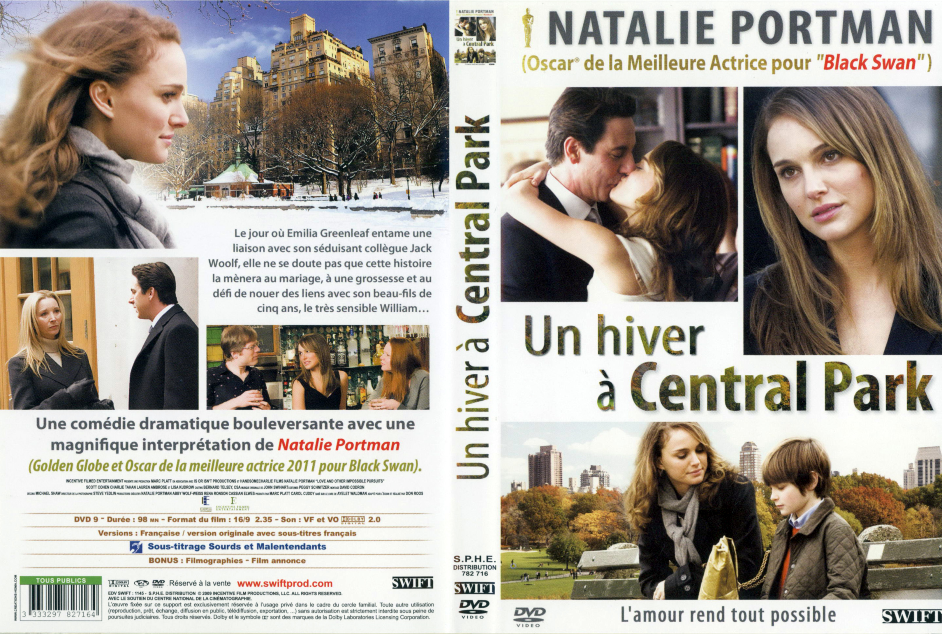 Jaquette DVD Un hiver  central park