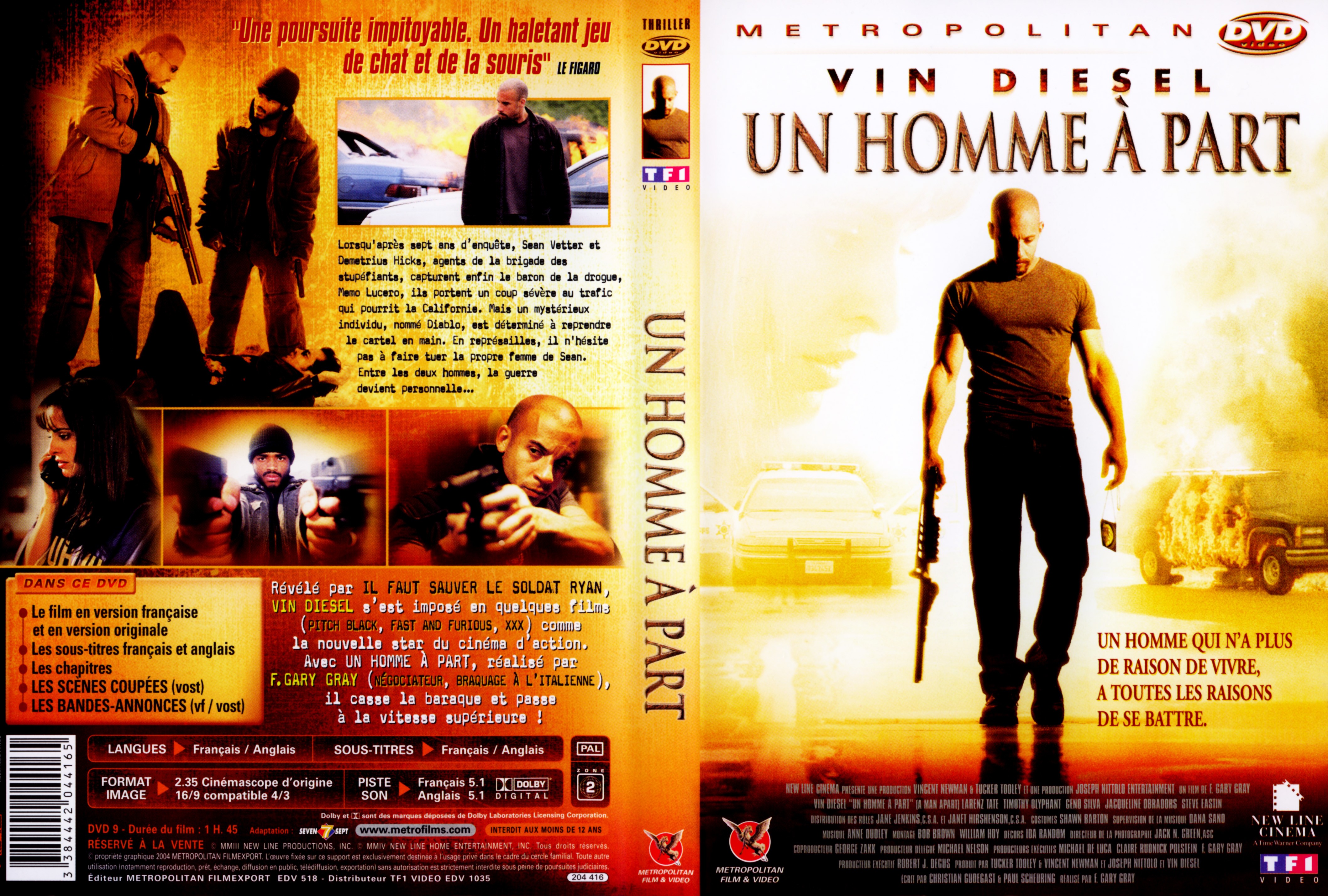 Jaquette DVD Un homme  part v2