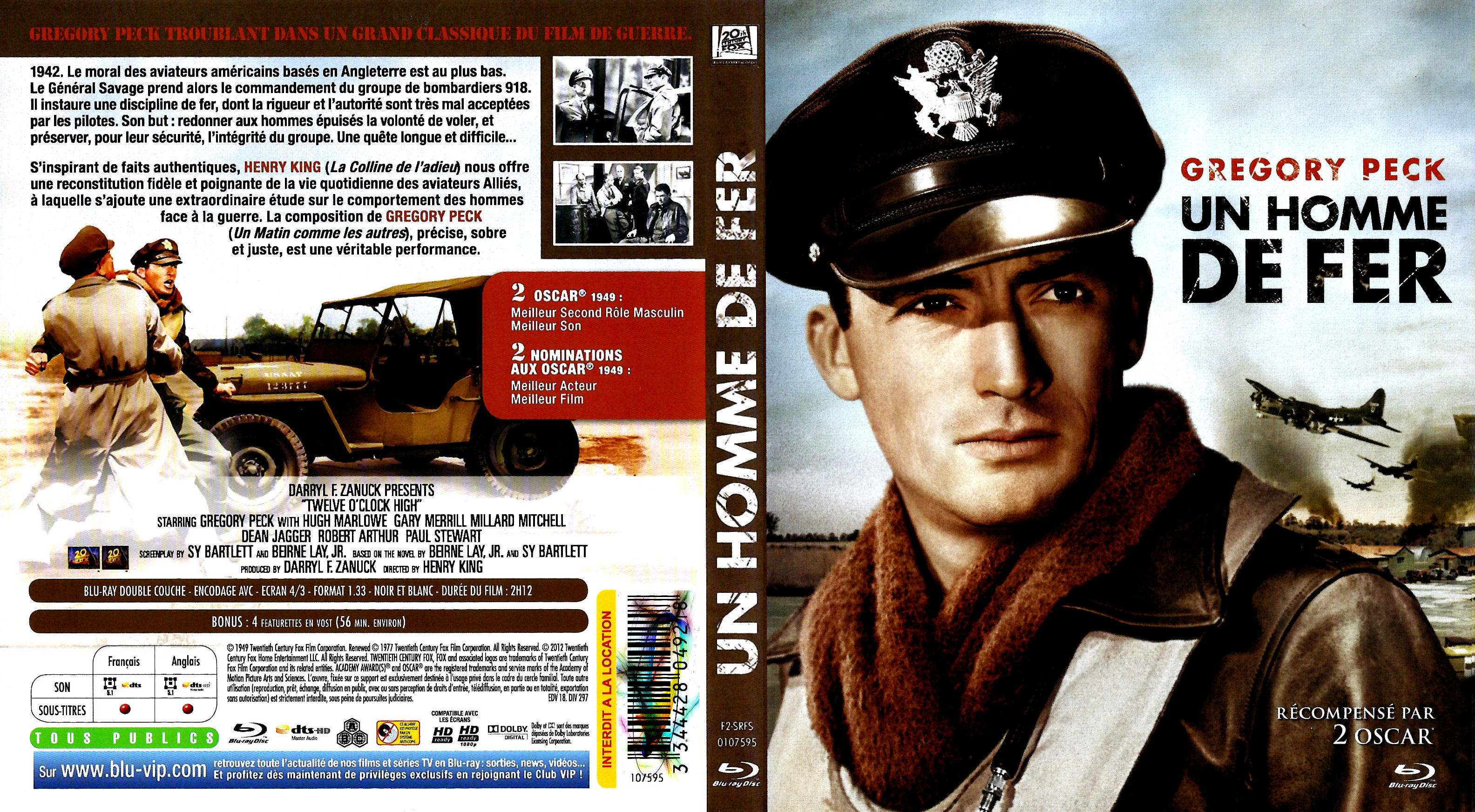 Jaquette DVD Un homme de fer (BLU-RAY)