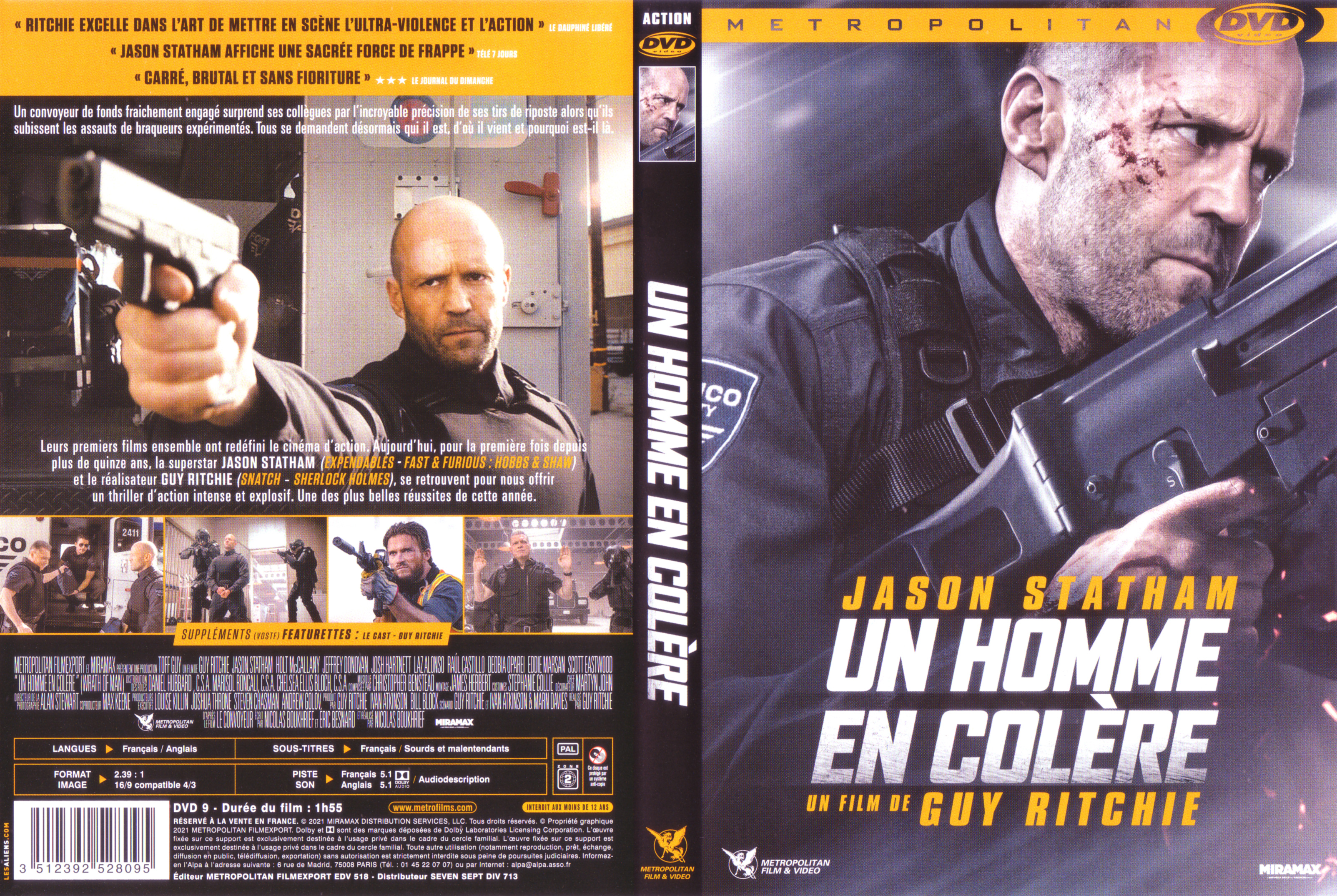 Jaquette DVD Un homme en colre