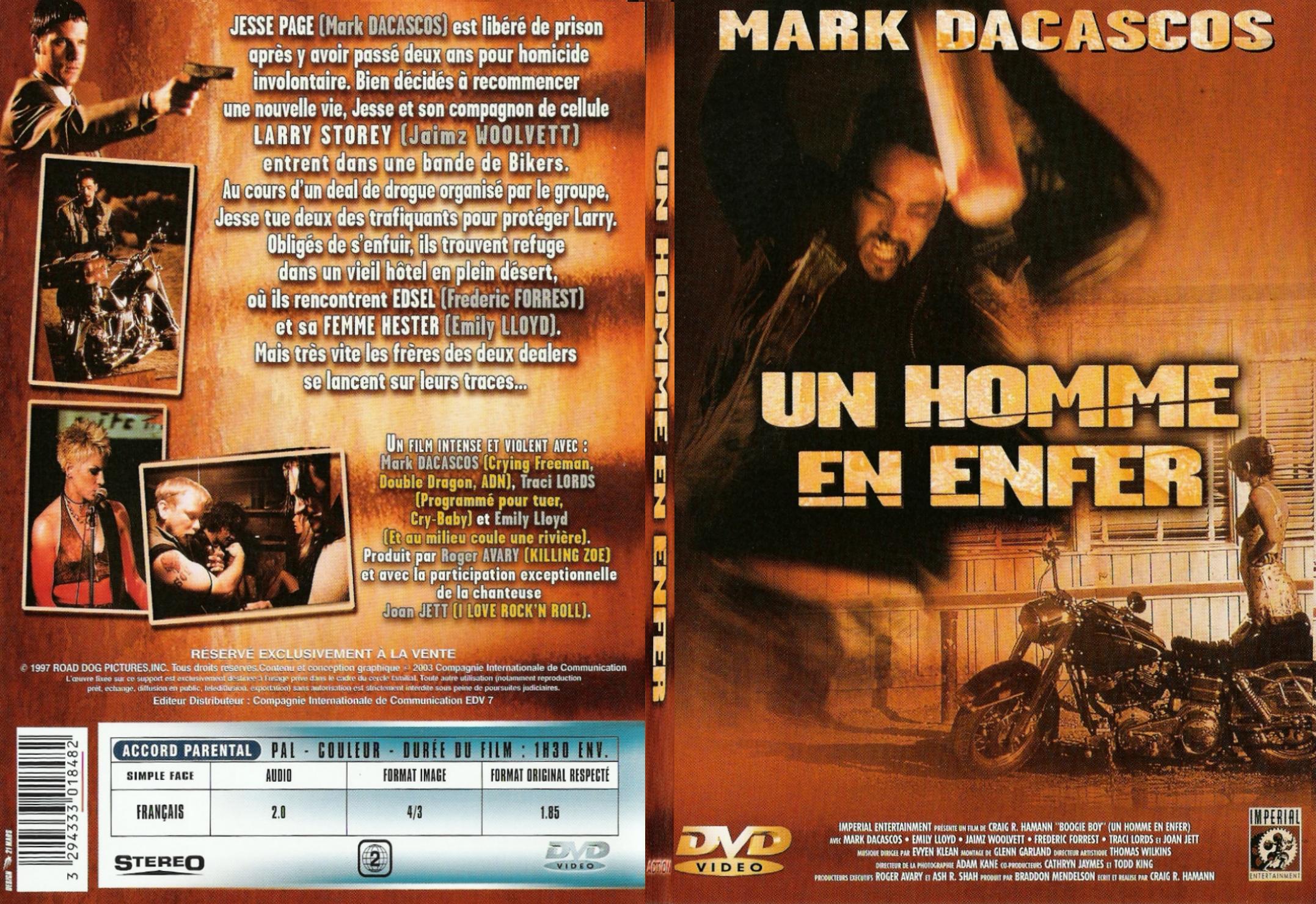 Jaquette DVD Un homme en enfer - SLIM