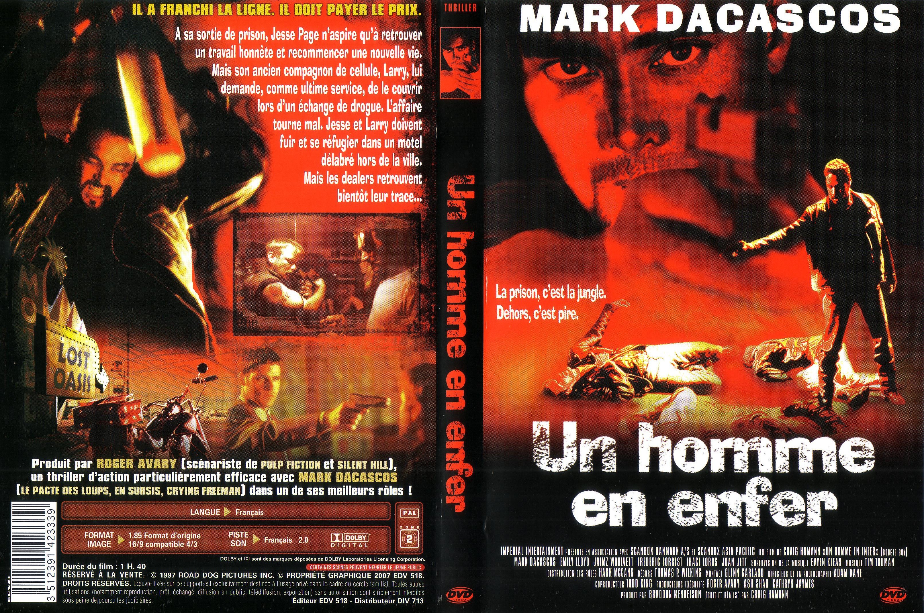 Jaquette DVD Un homme en enfer v2