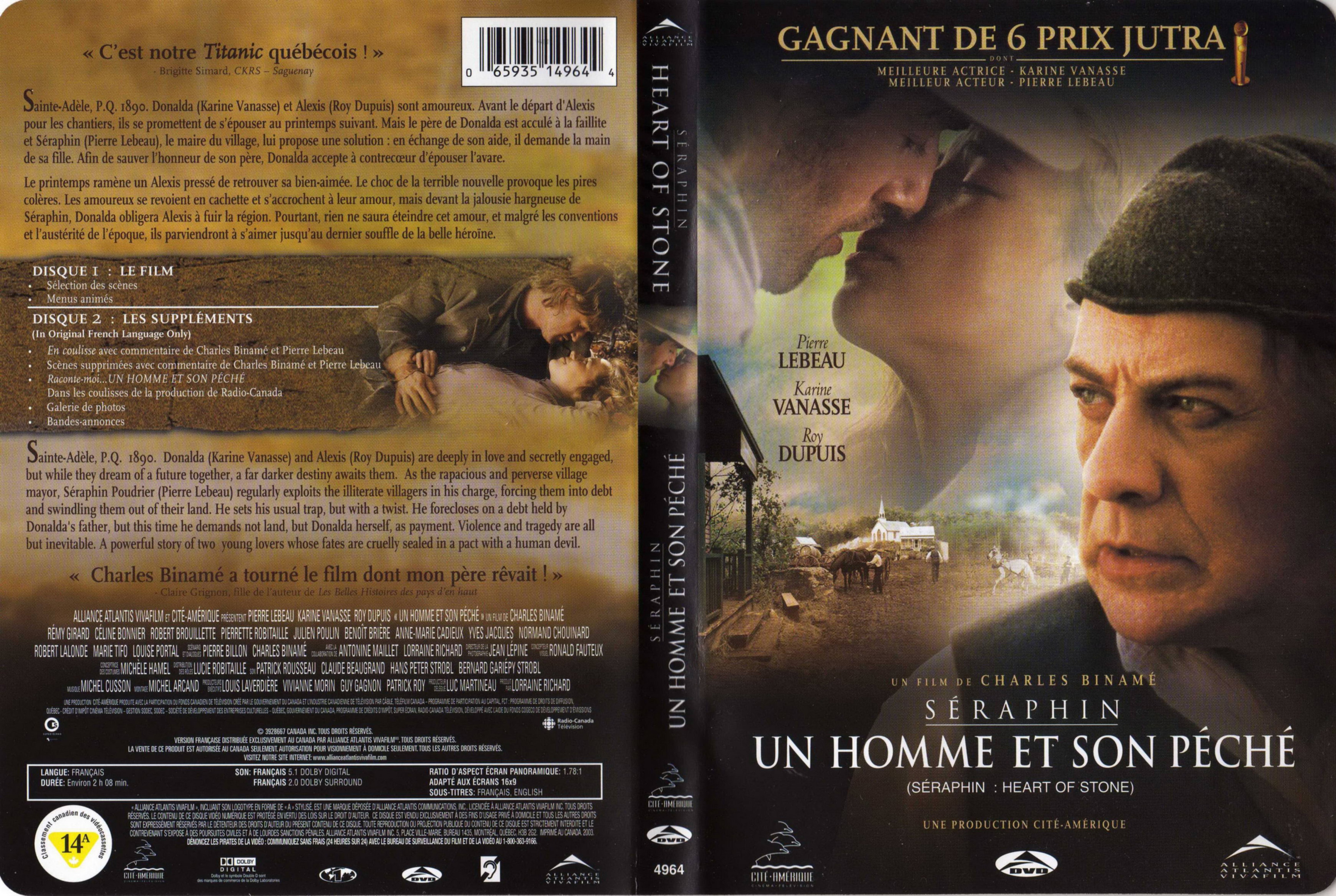 Jaquette DVD Un homme et son pch