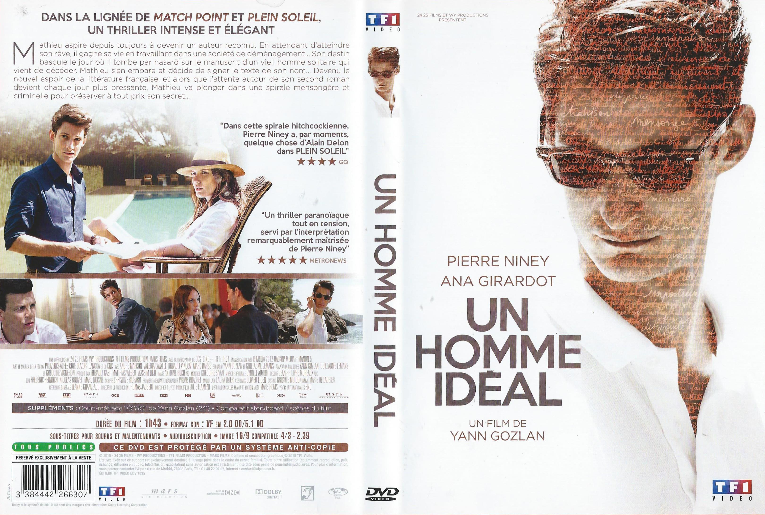 Jaquette DVD Un homme idal