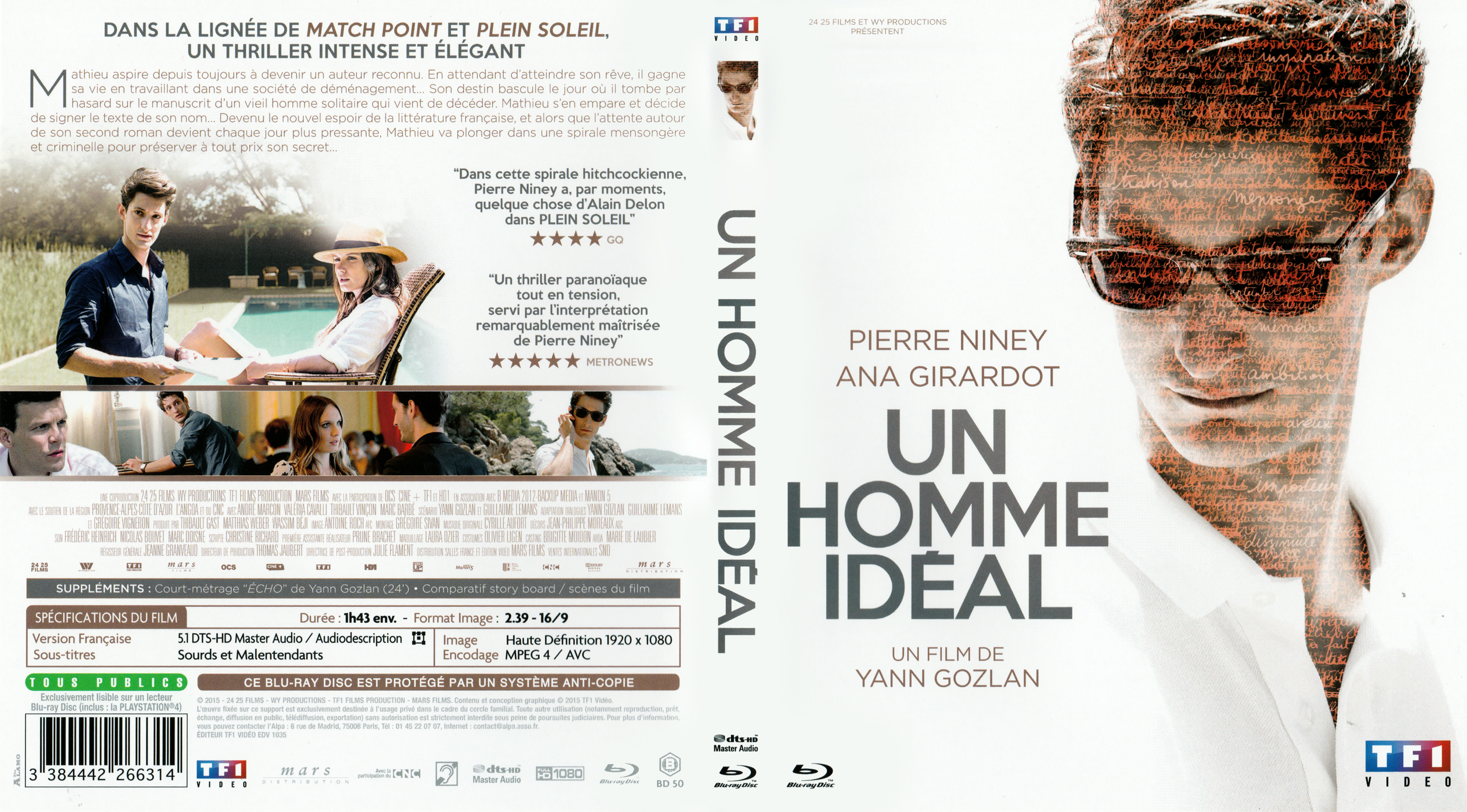 Jaquette DVD Un homme ideal (BLU-RAY)