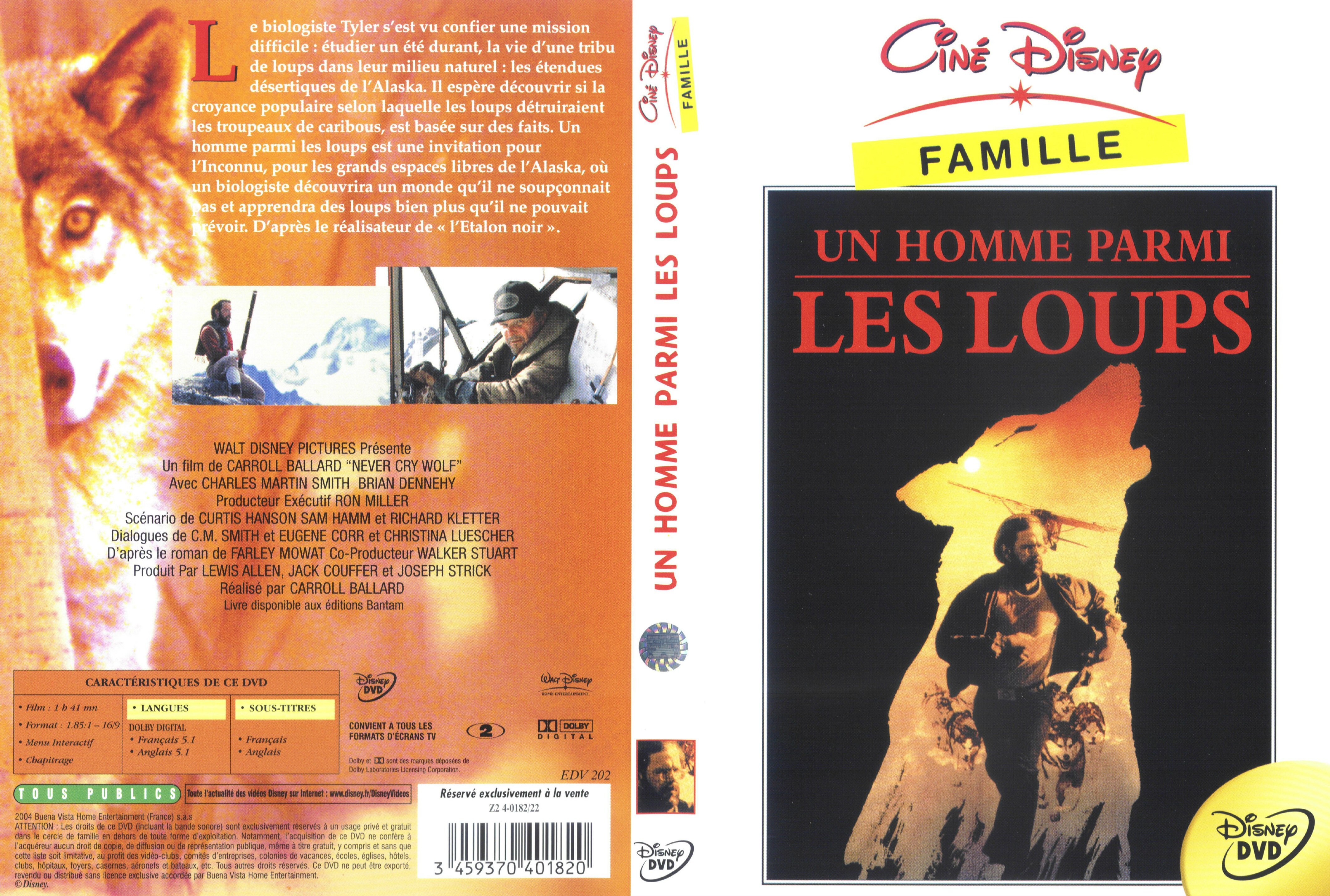 Jaquette DVD Un homme parmi les loups