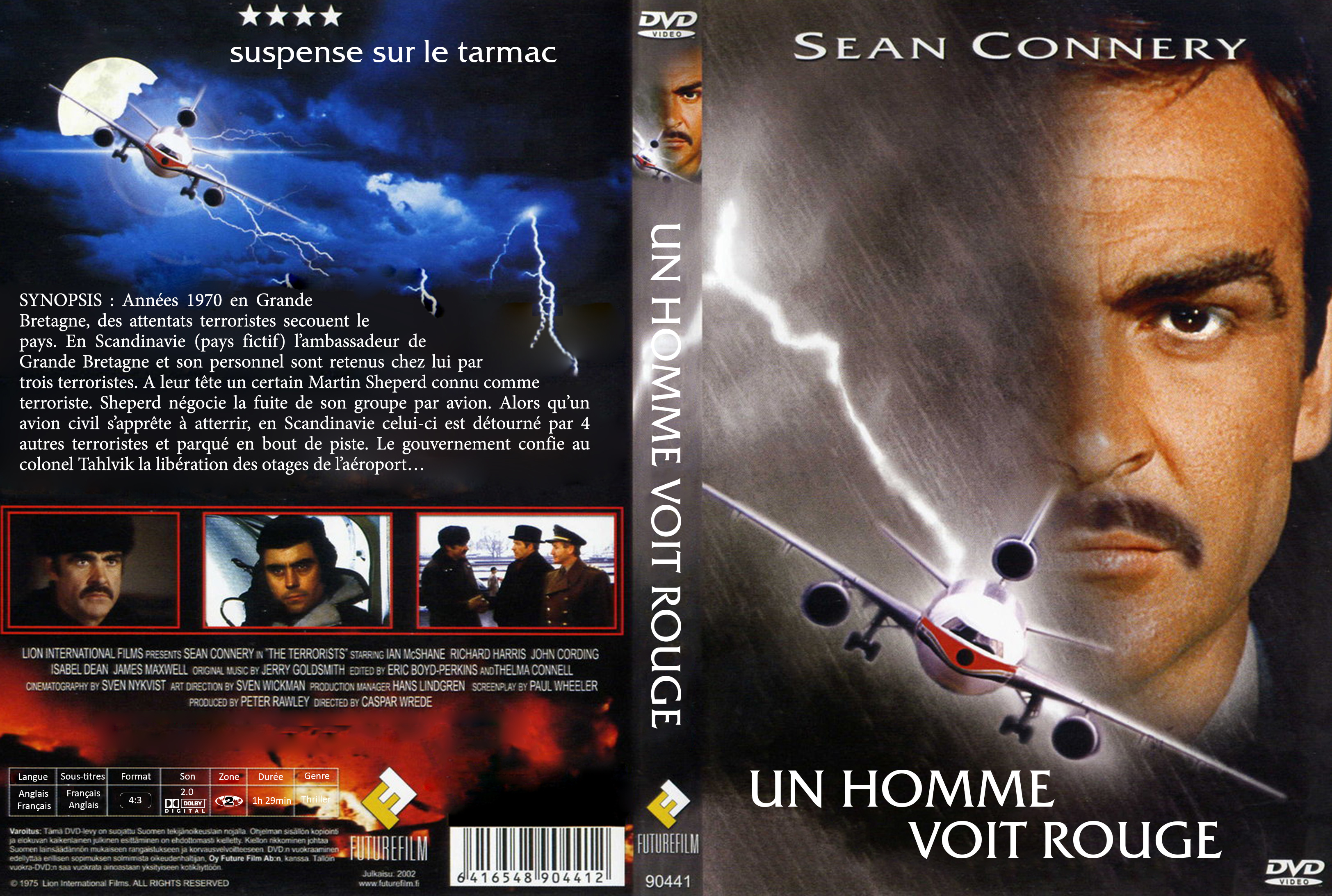 Jaquette DVD Un homme vois rouge custom