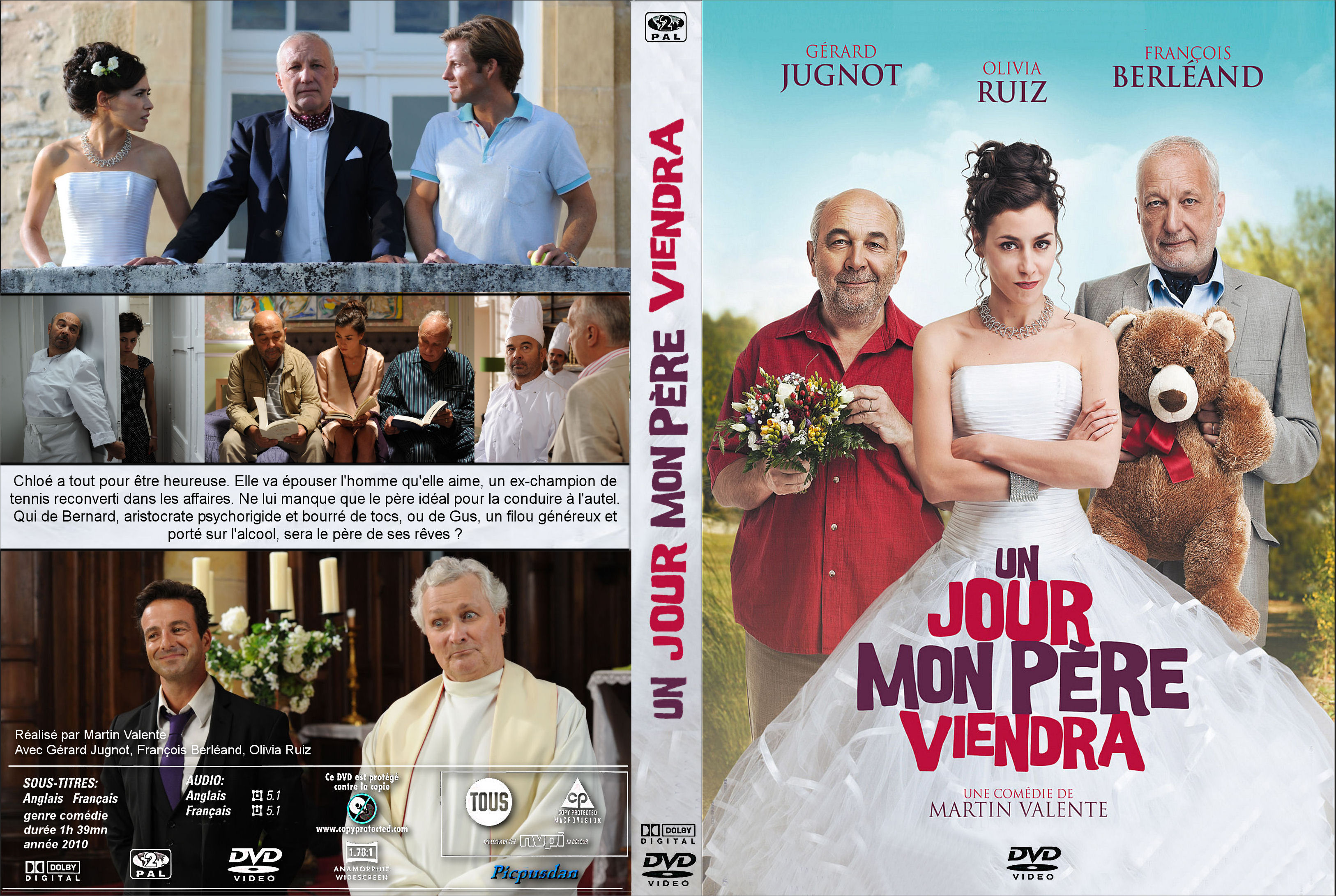 Jaquette DVD Un jour mon pre viendra custom