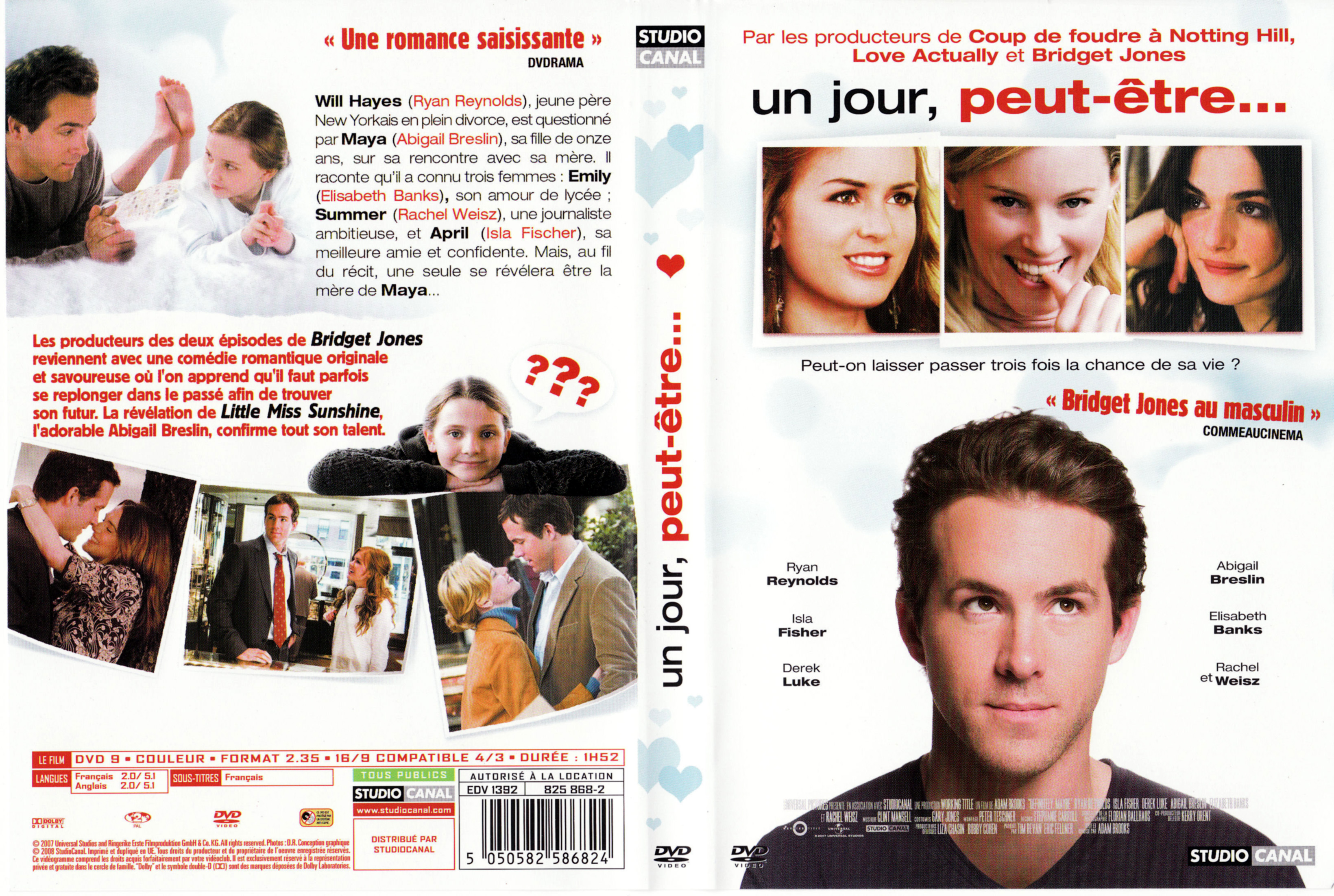 Jaquette DVD Un jour peut-tre