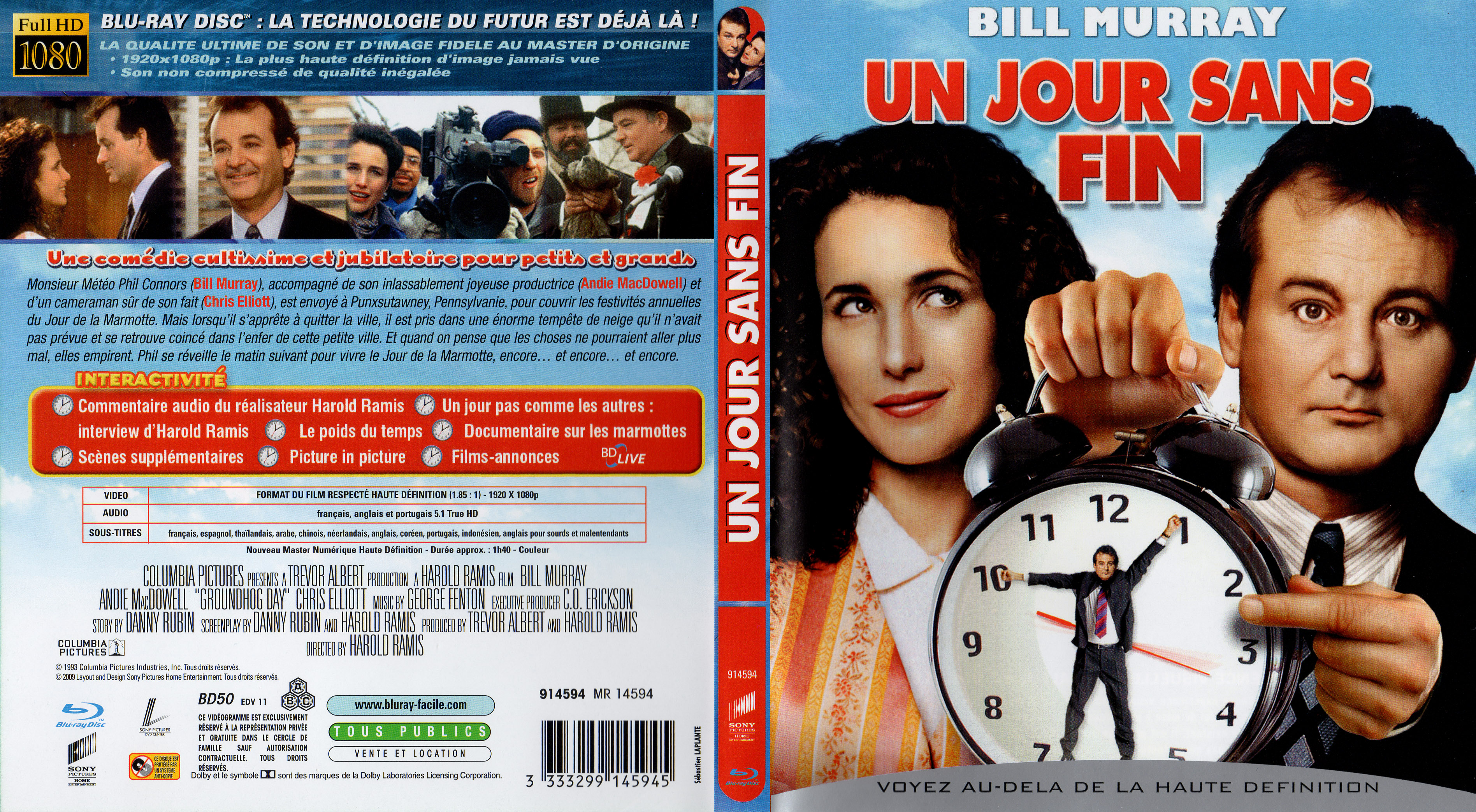 Jaquette DVD Un jour sans fin (BLU-RAY)