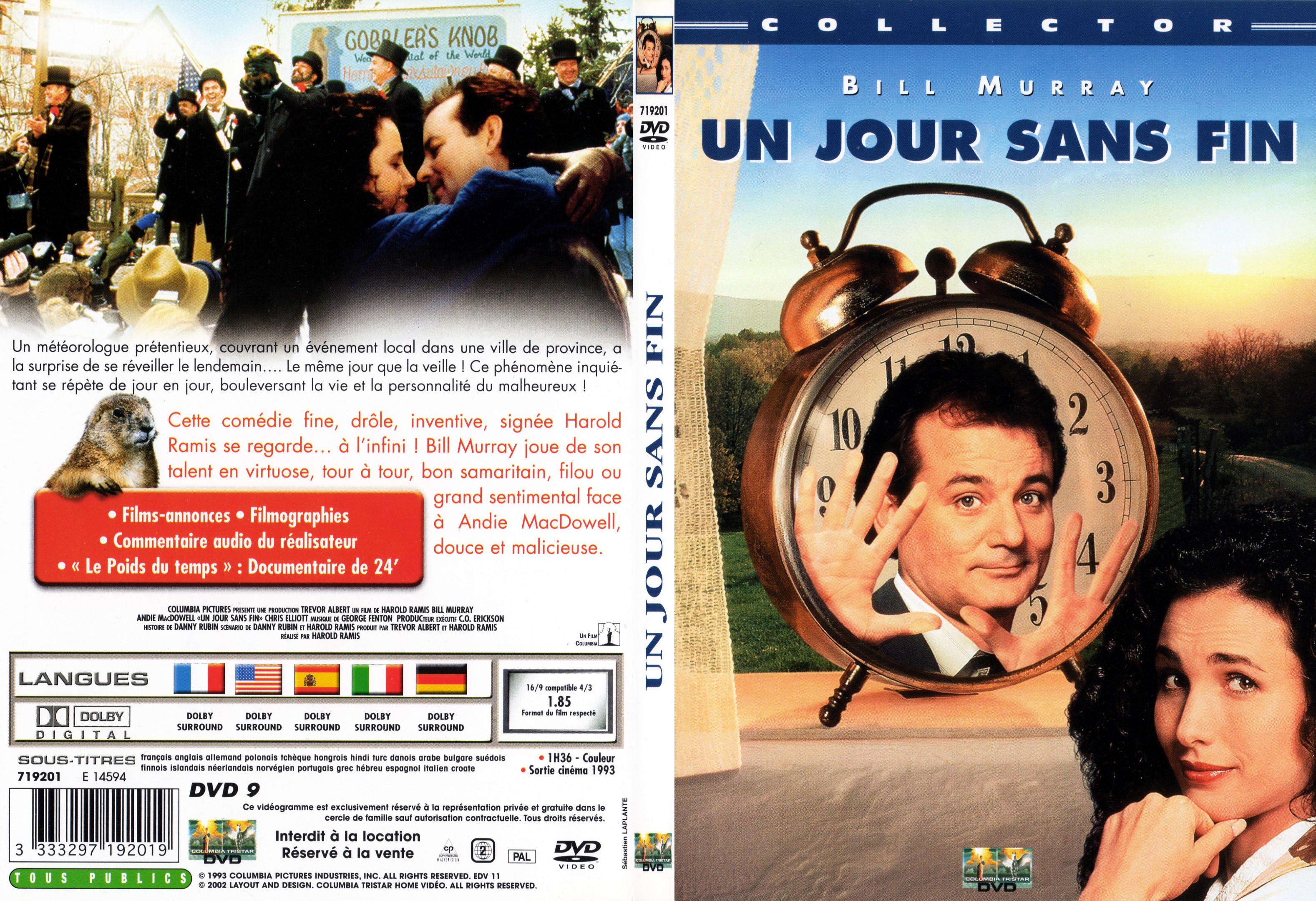 Jaquette DVD Un jour sans fin - SLIM