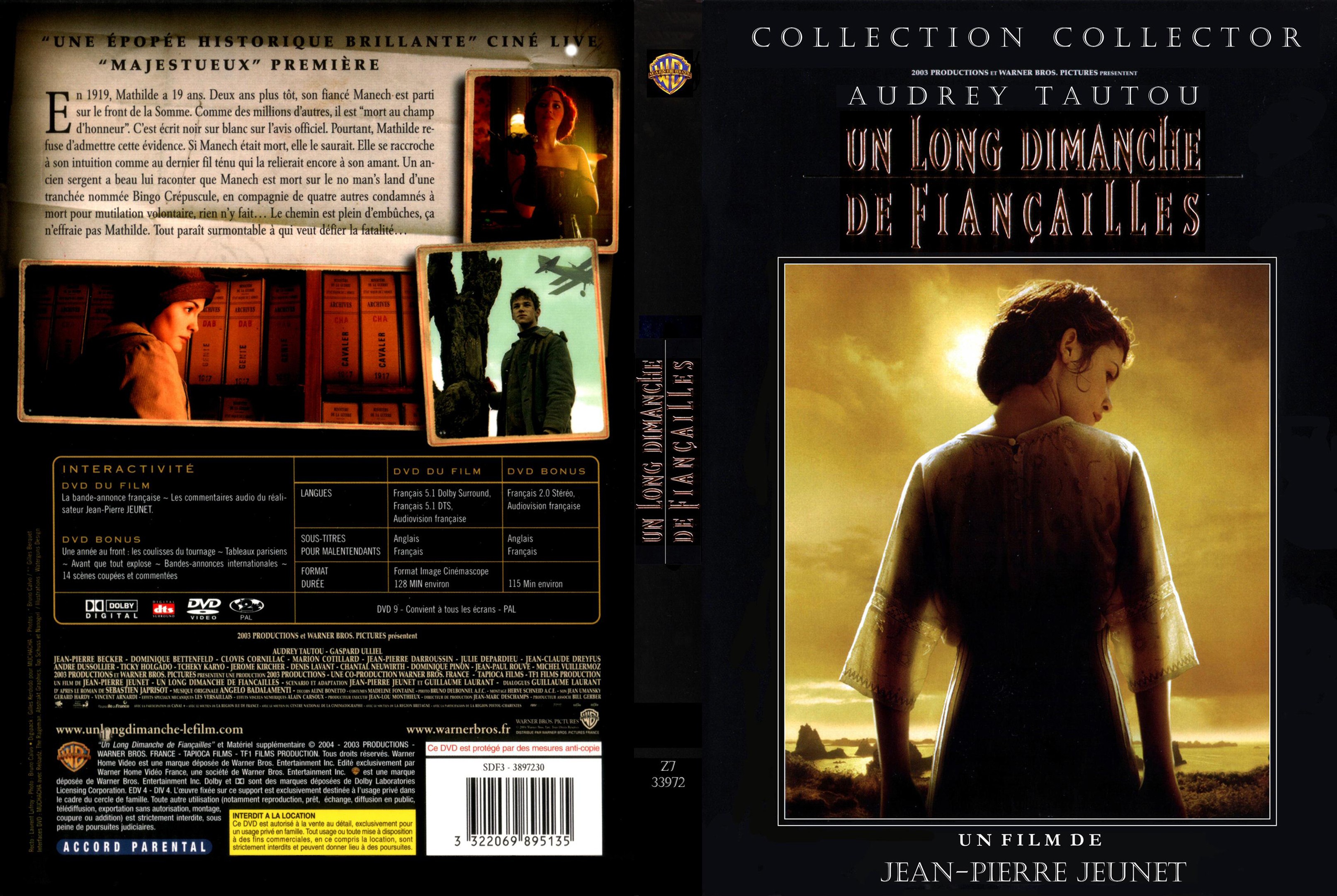 Jaquette DVD Un long dimanche de fiancailles v3