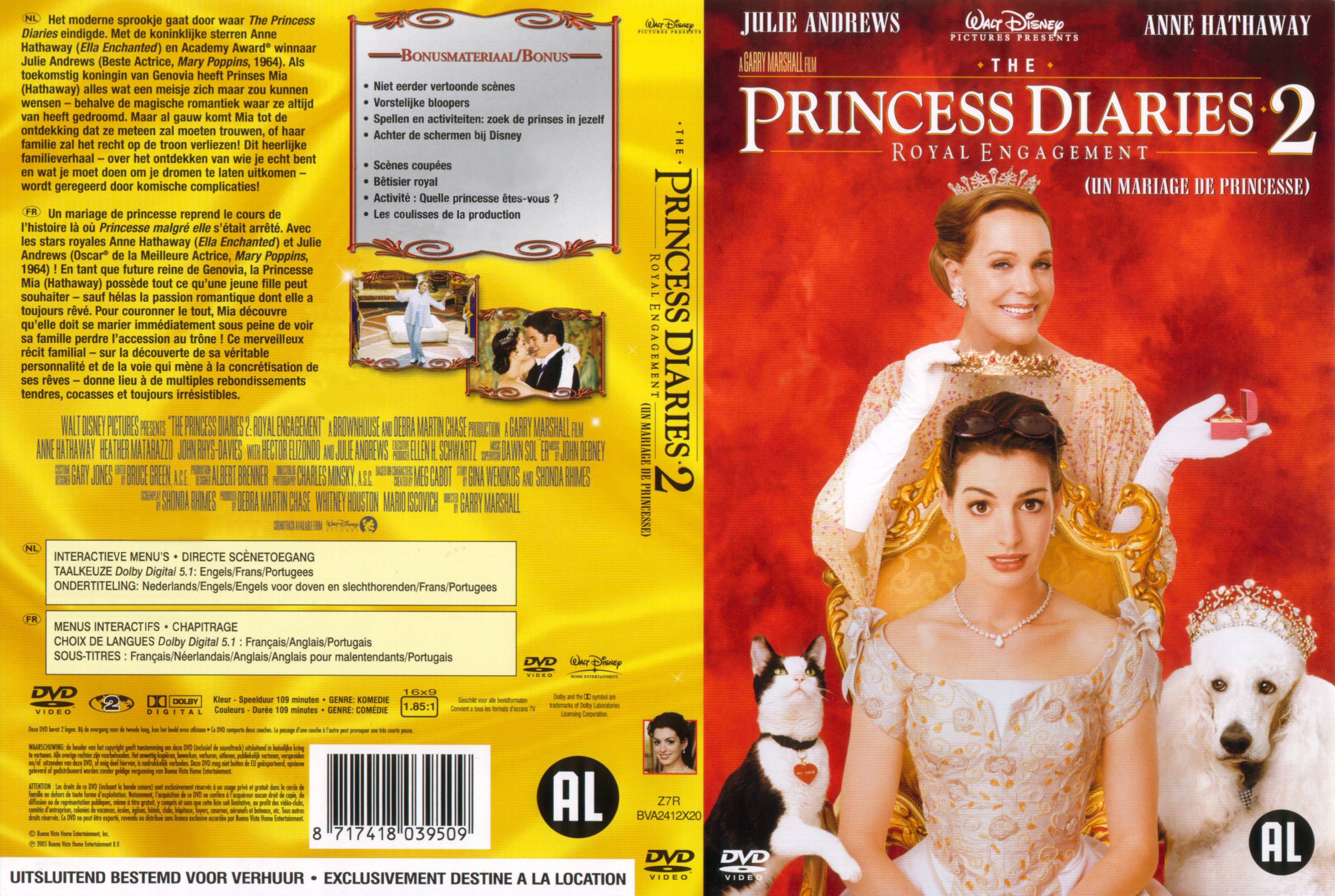Jaquette DVD Un mariage de princesse v2