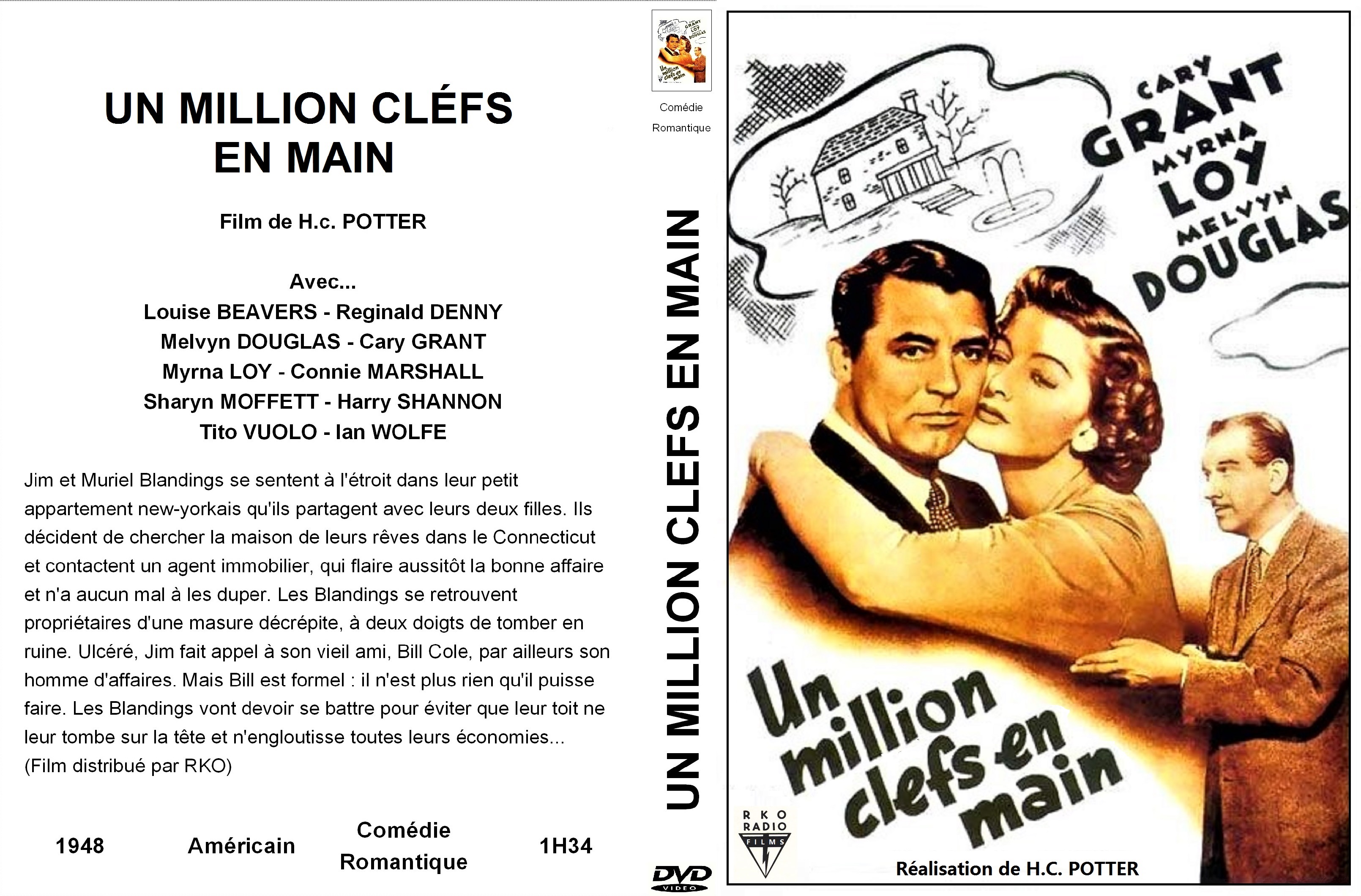 Jaquette DVD Un million clefs en main custom